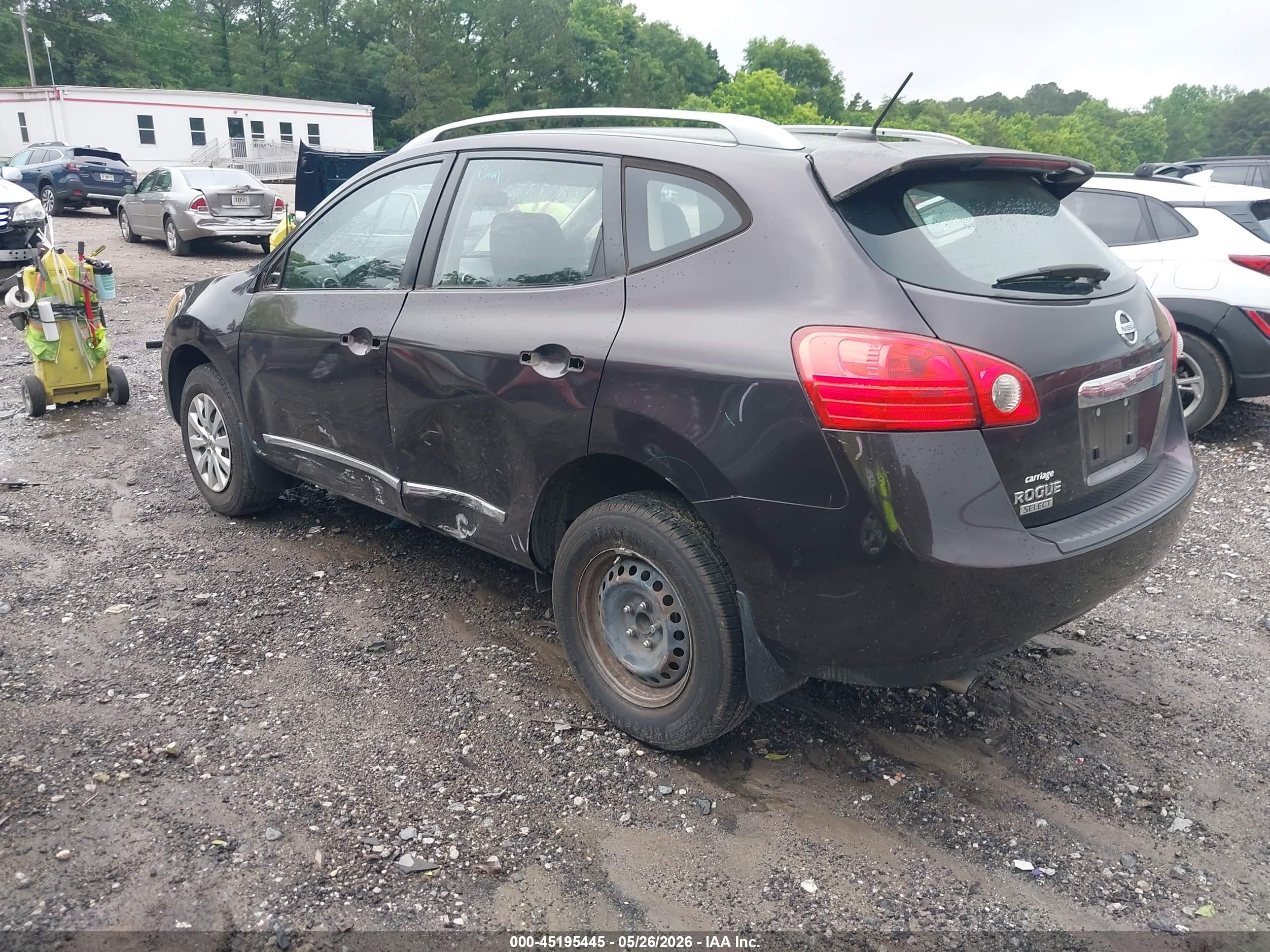 2015 Nissan Rogue Select S Коричневый vin: JN8AS5MT0FW165492