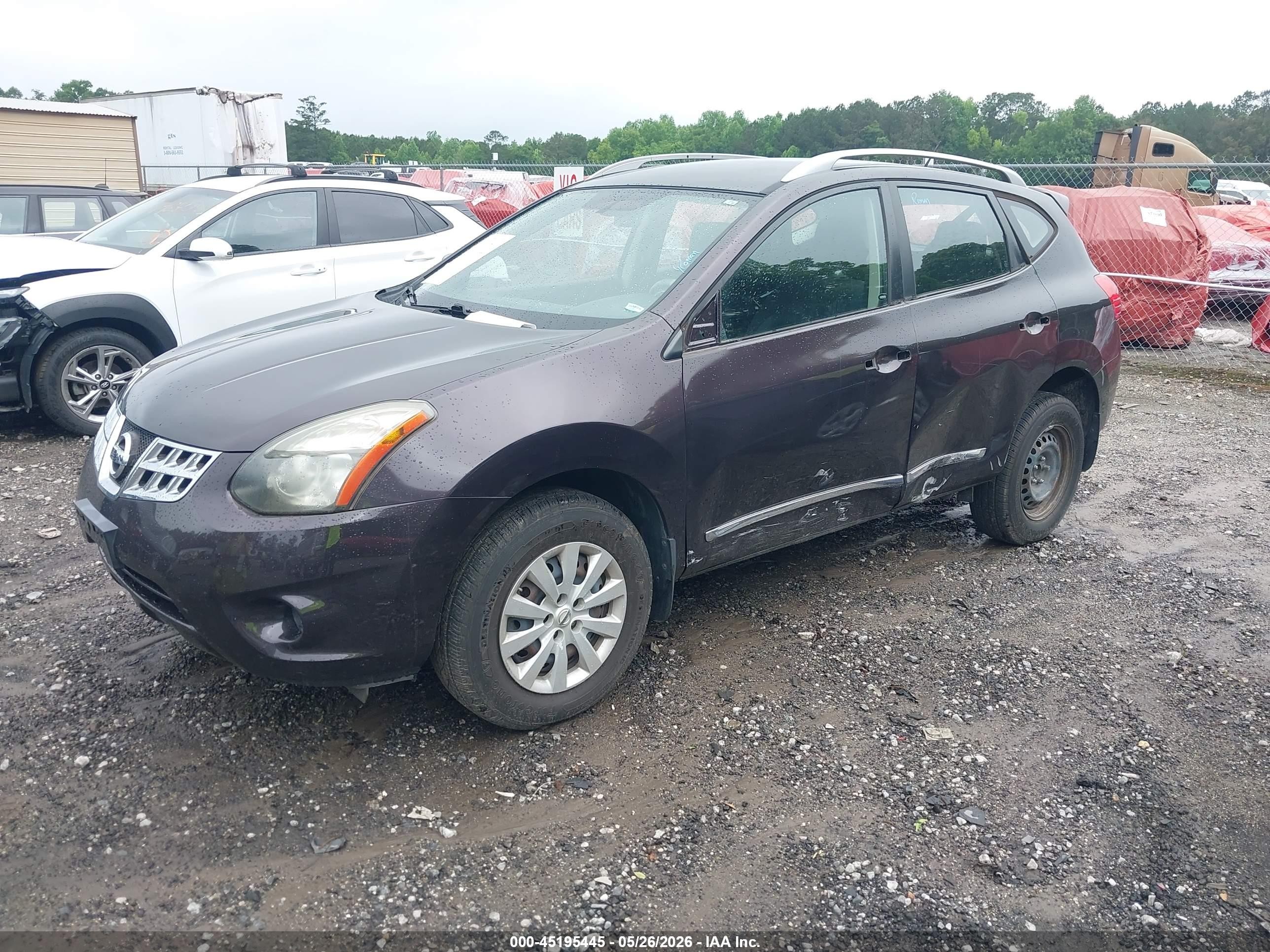 2015 Nissan Rogue Select S Коричневый vin: JN8AS5MT0FW165492