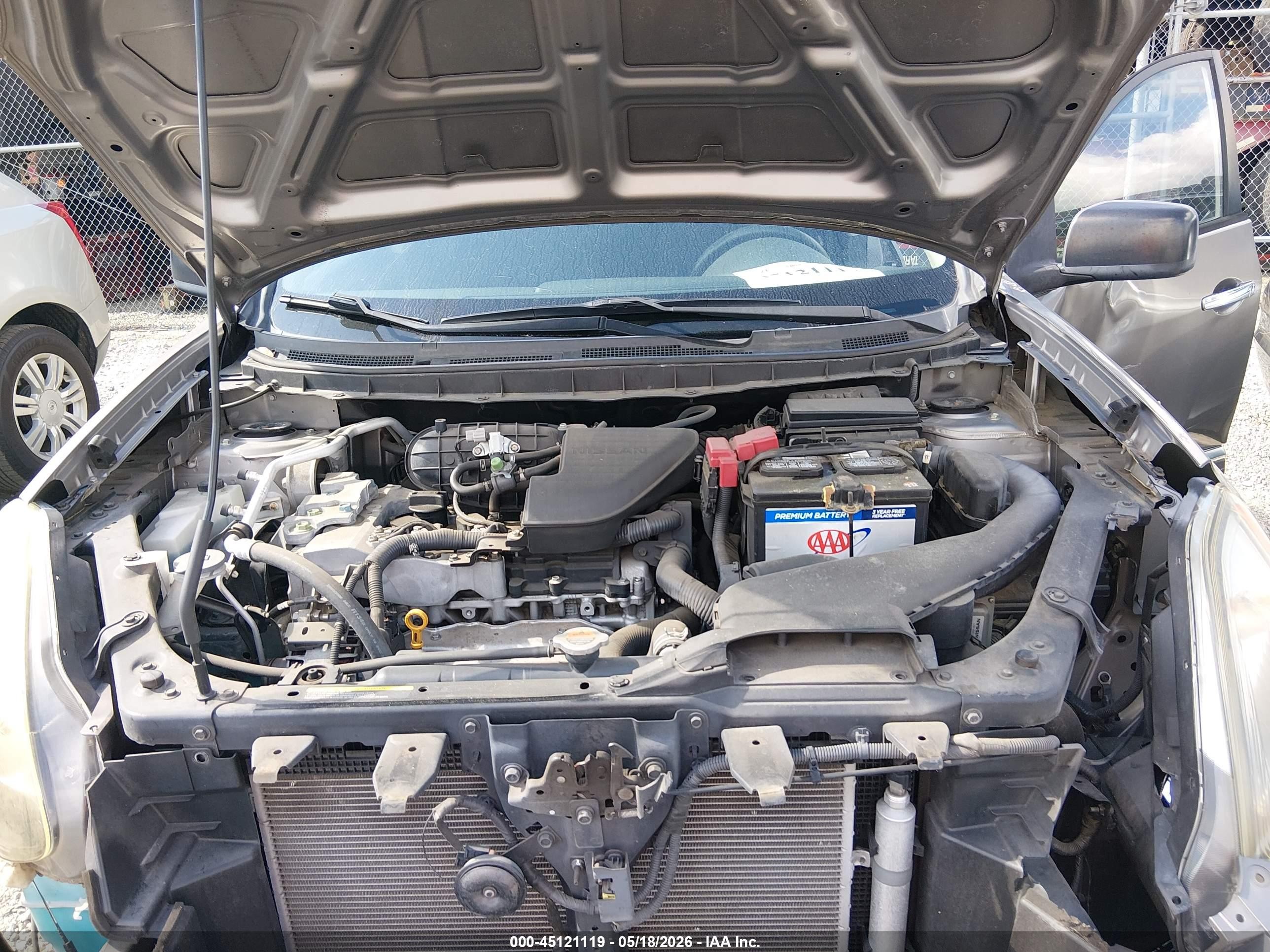 2015 Nissan Rogue Select S Серый vin: JN8AS5MT0FW659271