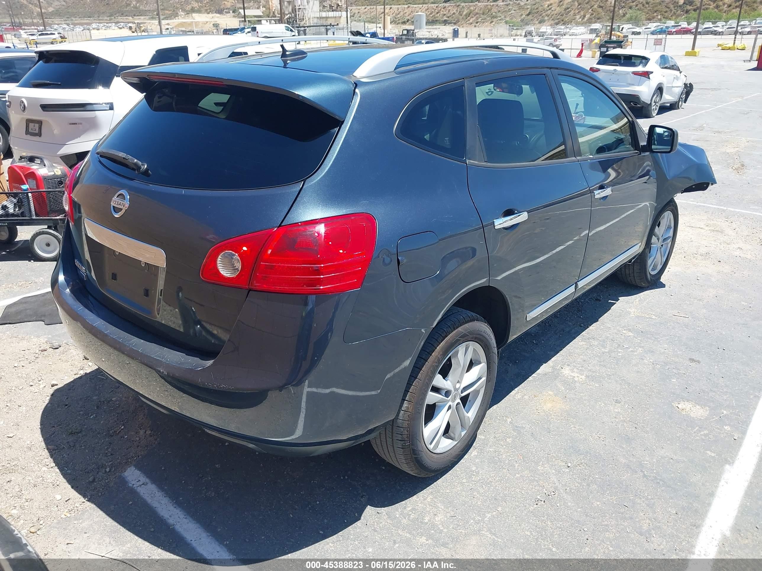 2015 Nissan Rogue Select S Blue vin: JN8AS5MT0FW662865