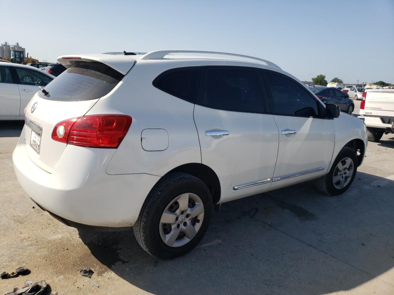 2015 Nissan Rogue Select S White vin: JN8AS5MT0FW668083