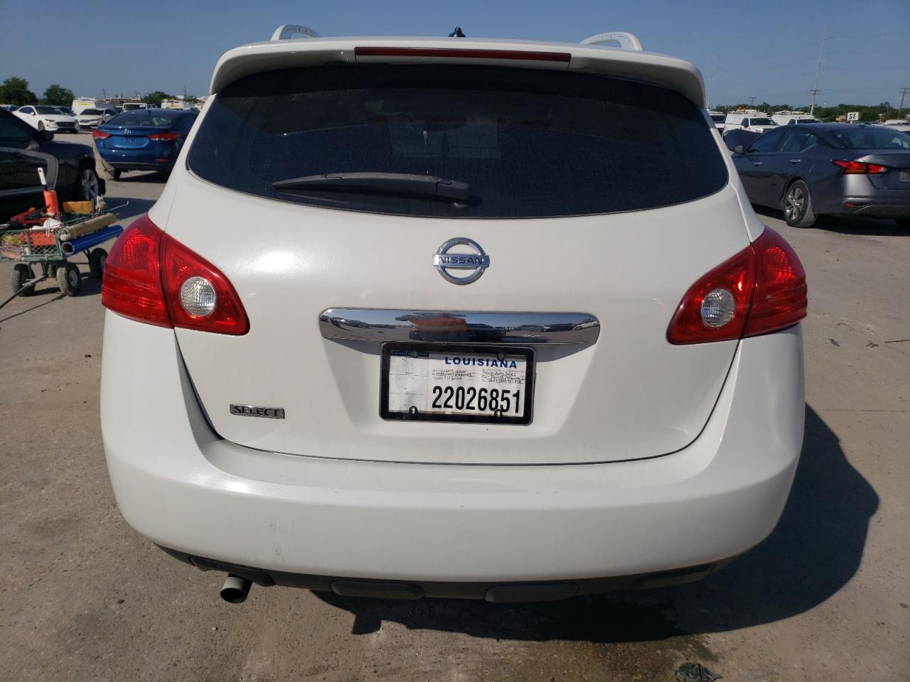 2015 Nissan Rogue Select S White vin: JN8AS5MT0FW668083