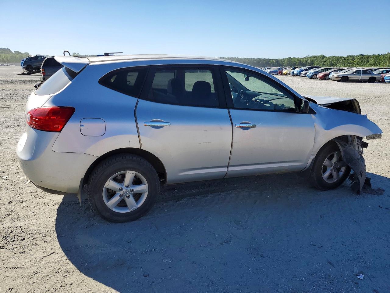 2010 Nissan Rogue Sl Silver vin: JN8AS5MT1AW000687