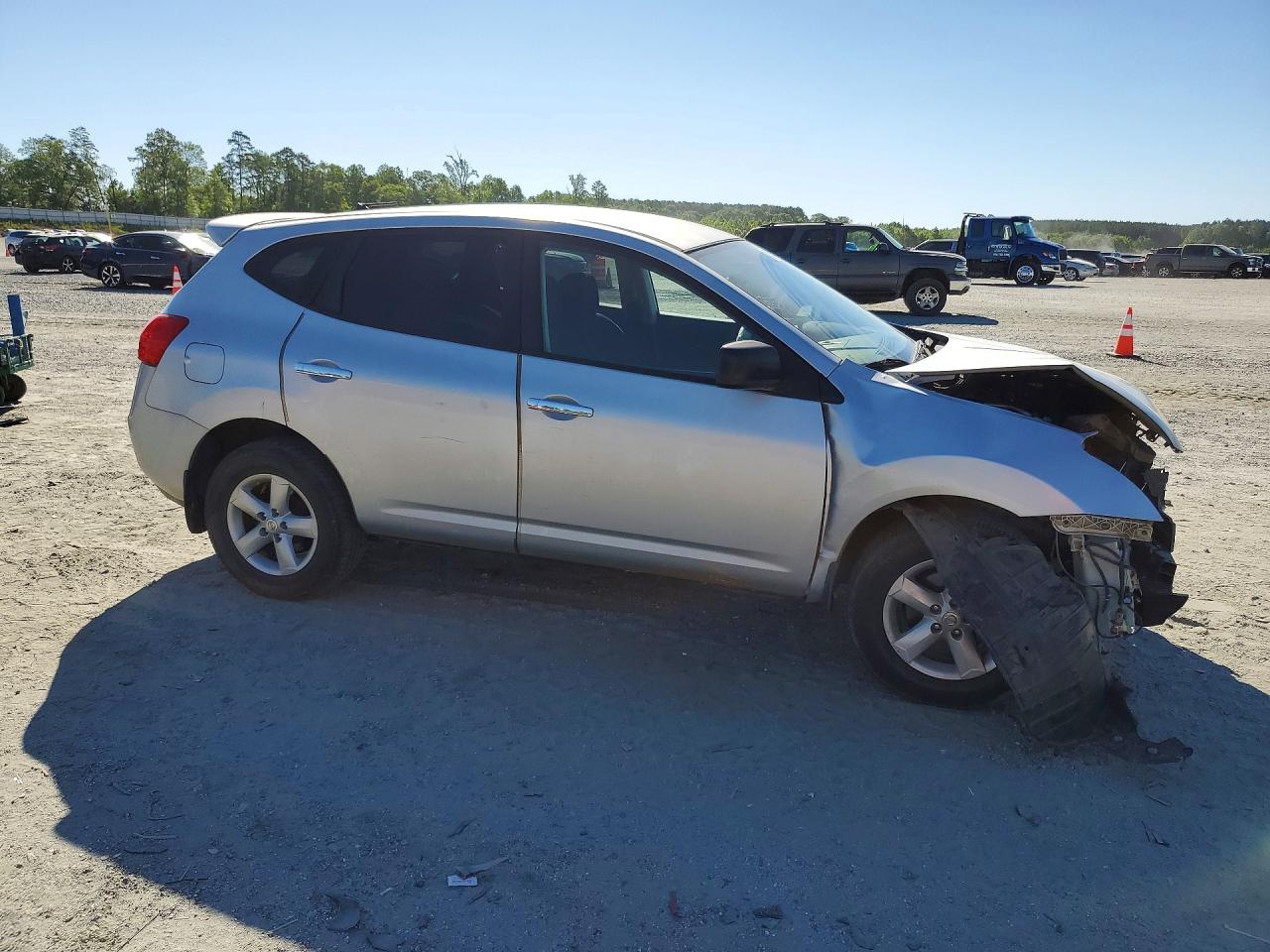 2010 Nissan Rogue Sl Silver vin: JN8AS5MT1AW000687