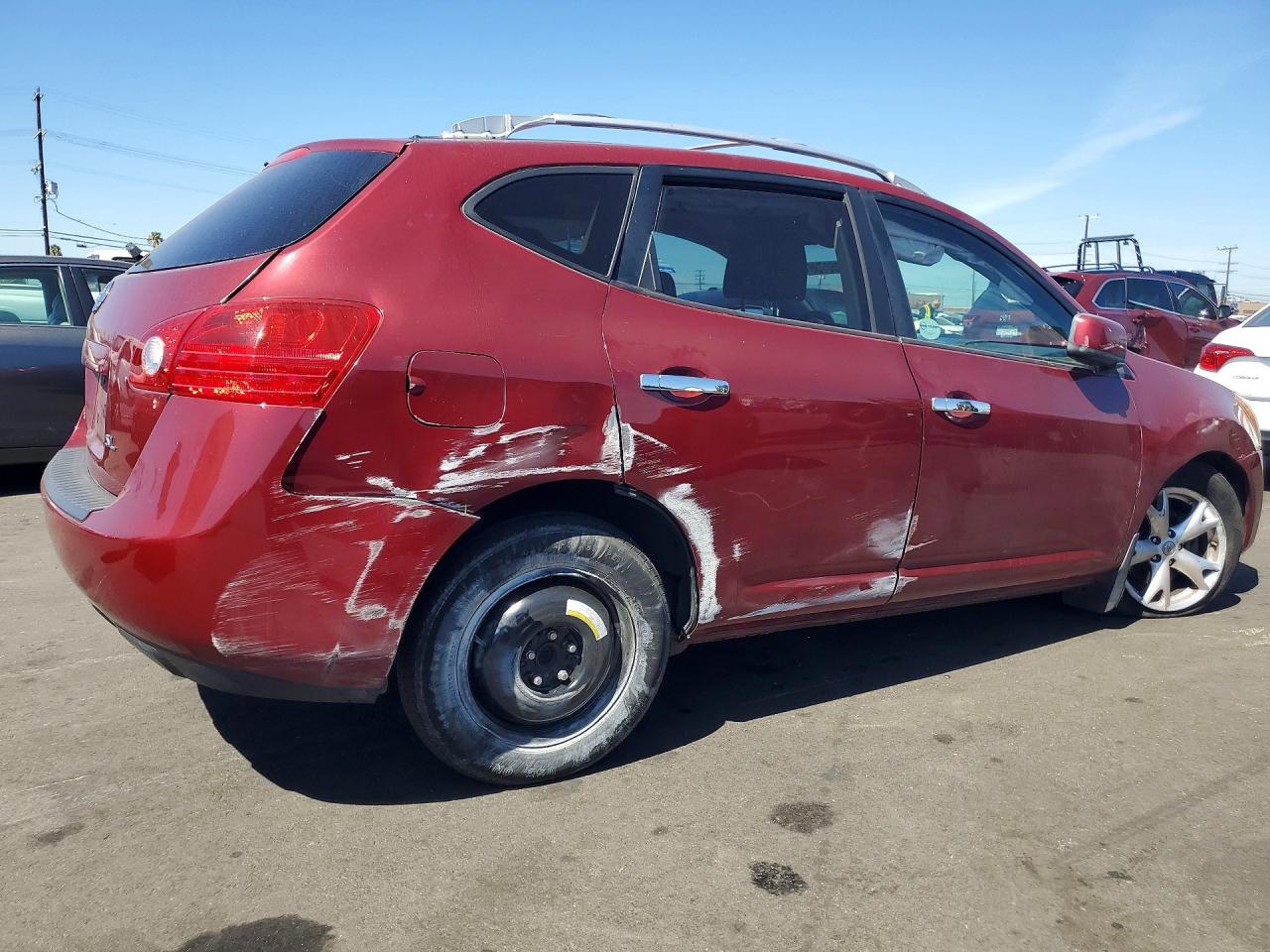 2010 Nissan Rogue Sl Red vin: JN8AS5MT1AW005467