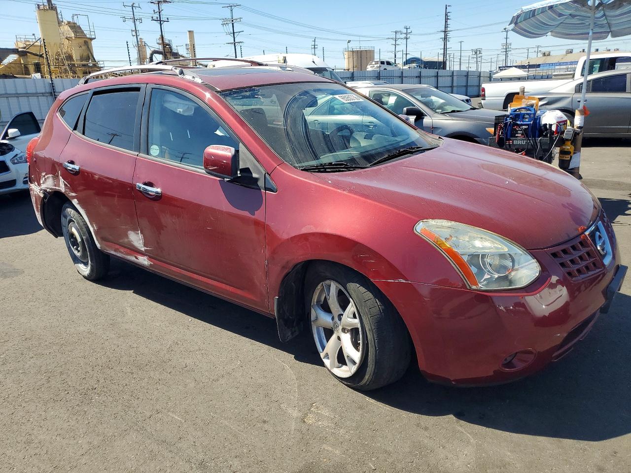 2010 Nissan Rogue Sl Red vin: JN8AS5MT1AW005467
