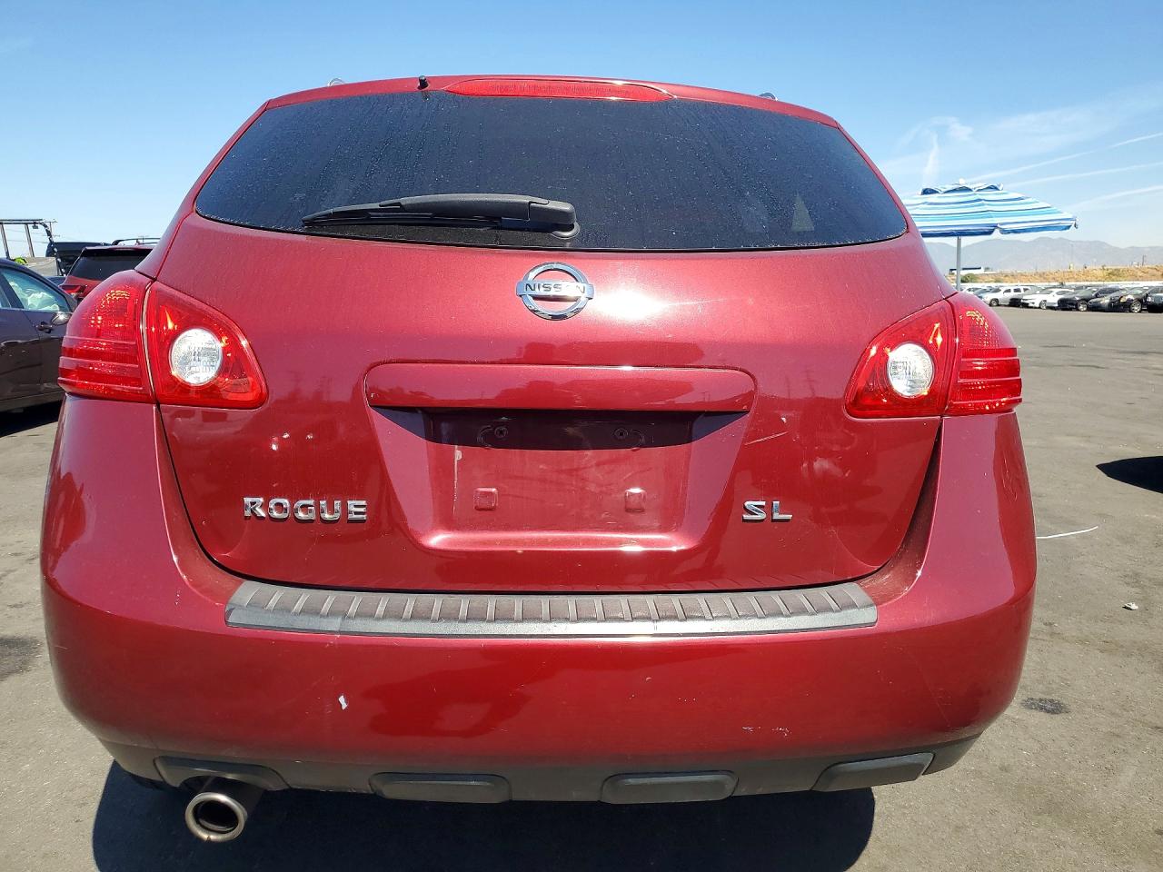 2010 Nissan Rogue Sl Red vin: JN8AS5MT1AW005467