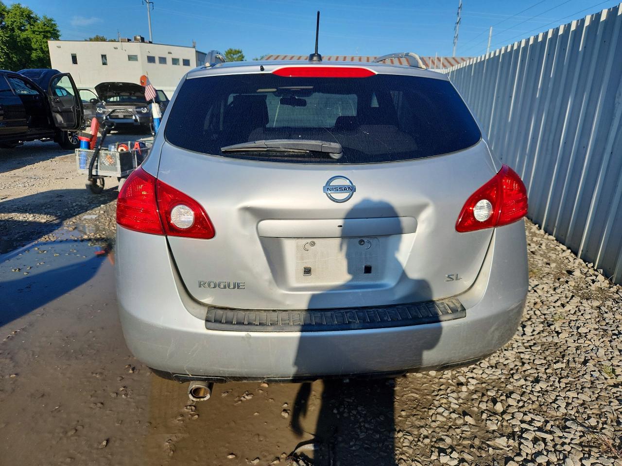 2010 Nissan Rogue Sl Silver vin: JN8AS5MT1AW007865
