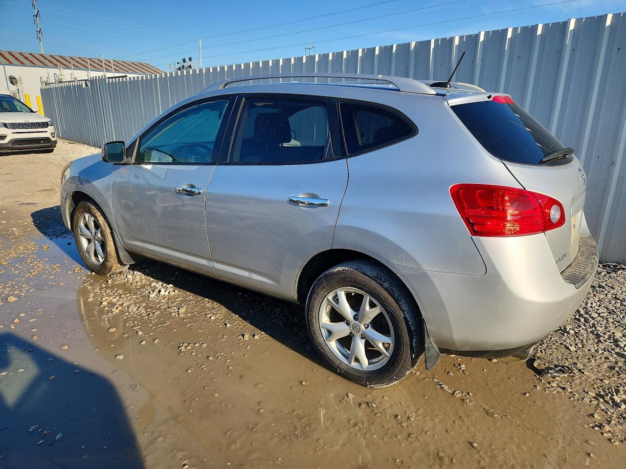 2010 Nissan Rogue Sl Silver vin: JN8AS5MT1AW007865
