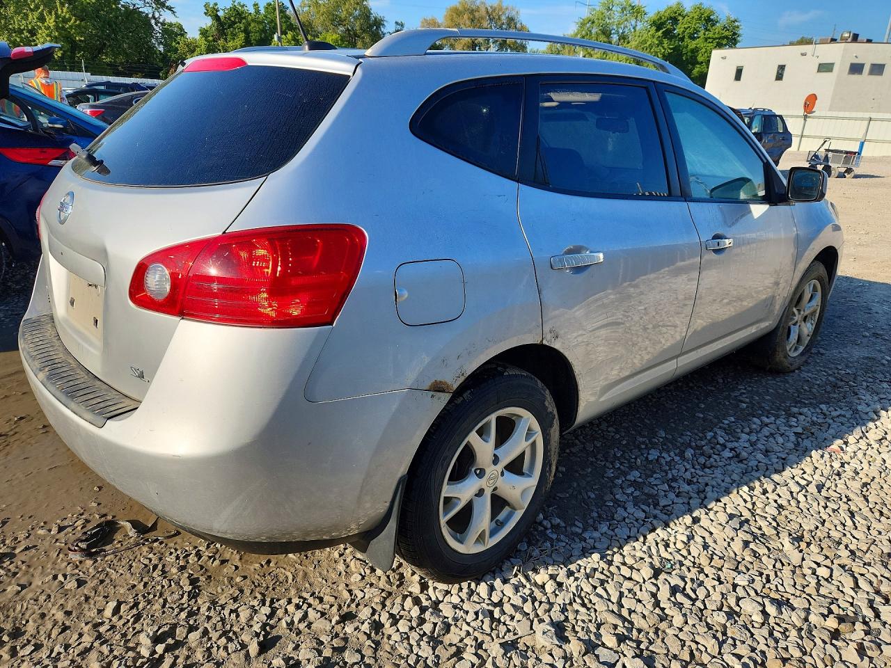 2010 Nissan Rogue Sl Silver vin: JN8AS5MT1AW007865
