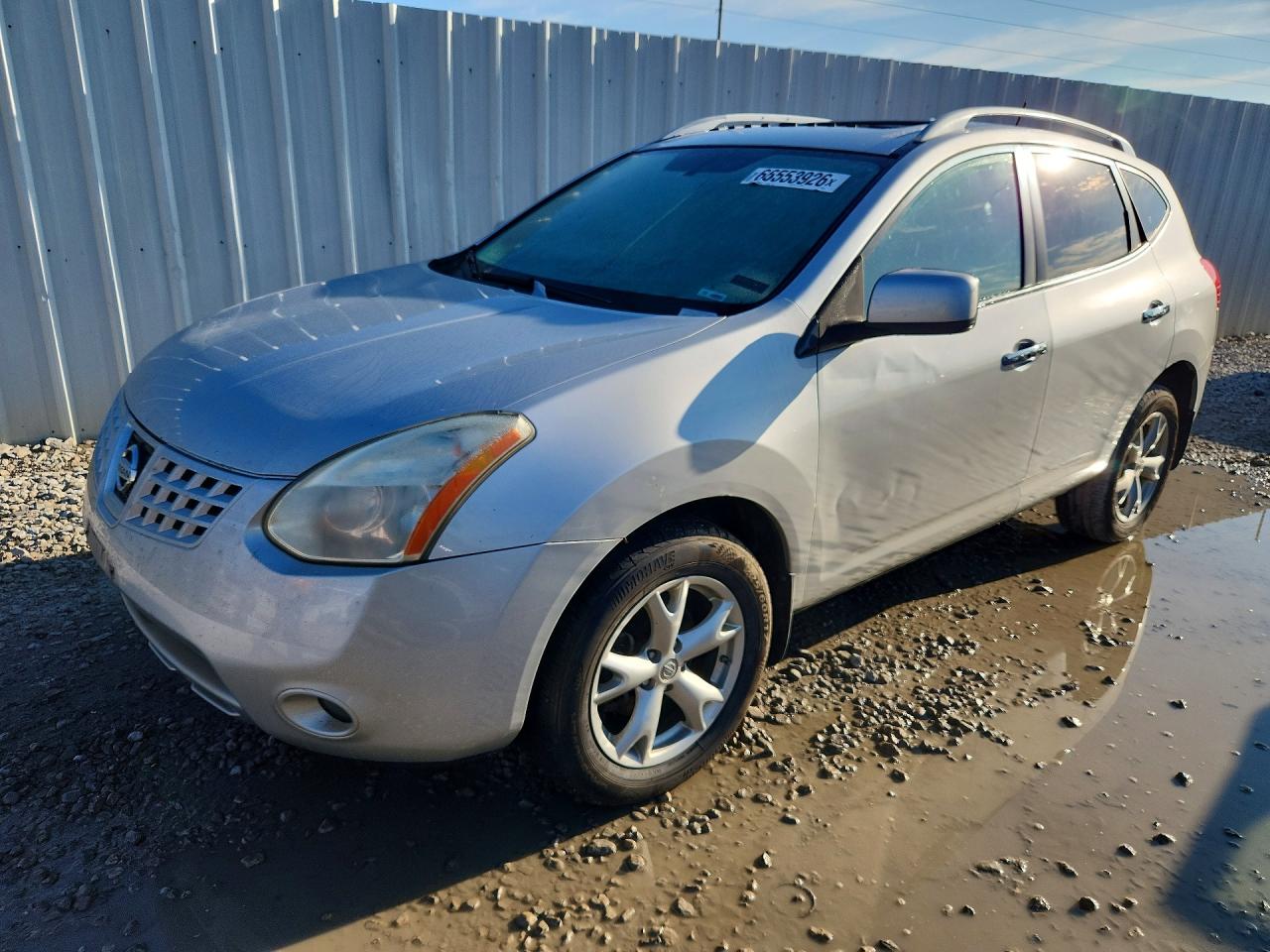2010 Nissan Rogue Sl Silver vin: JN8AS5MT1AW007865
