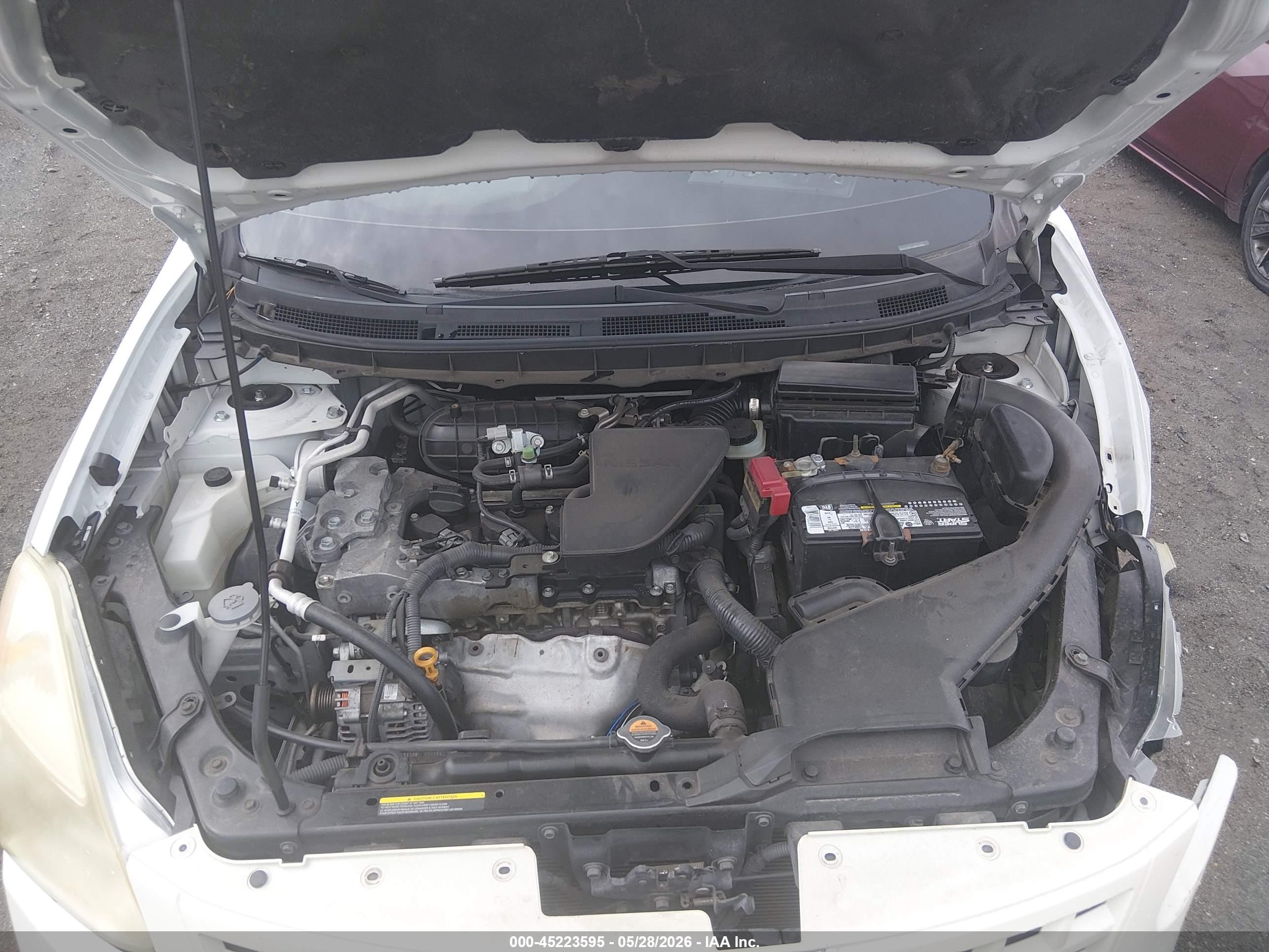 2010 Nissan Rogue Sl White vin: JN8AS5MT1AW010801