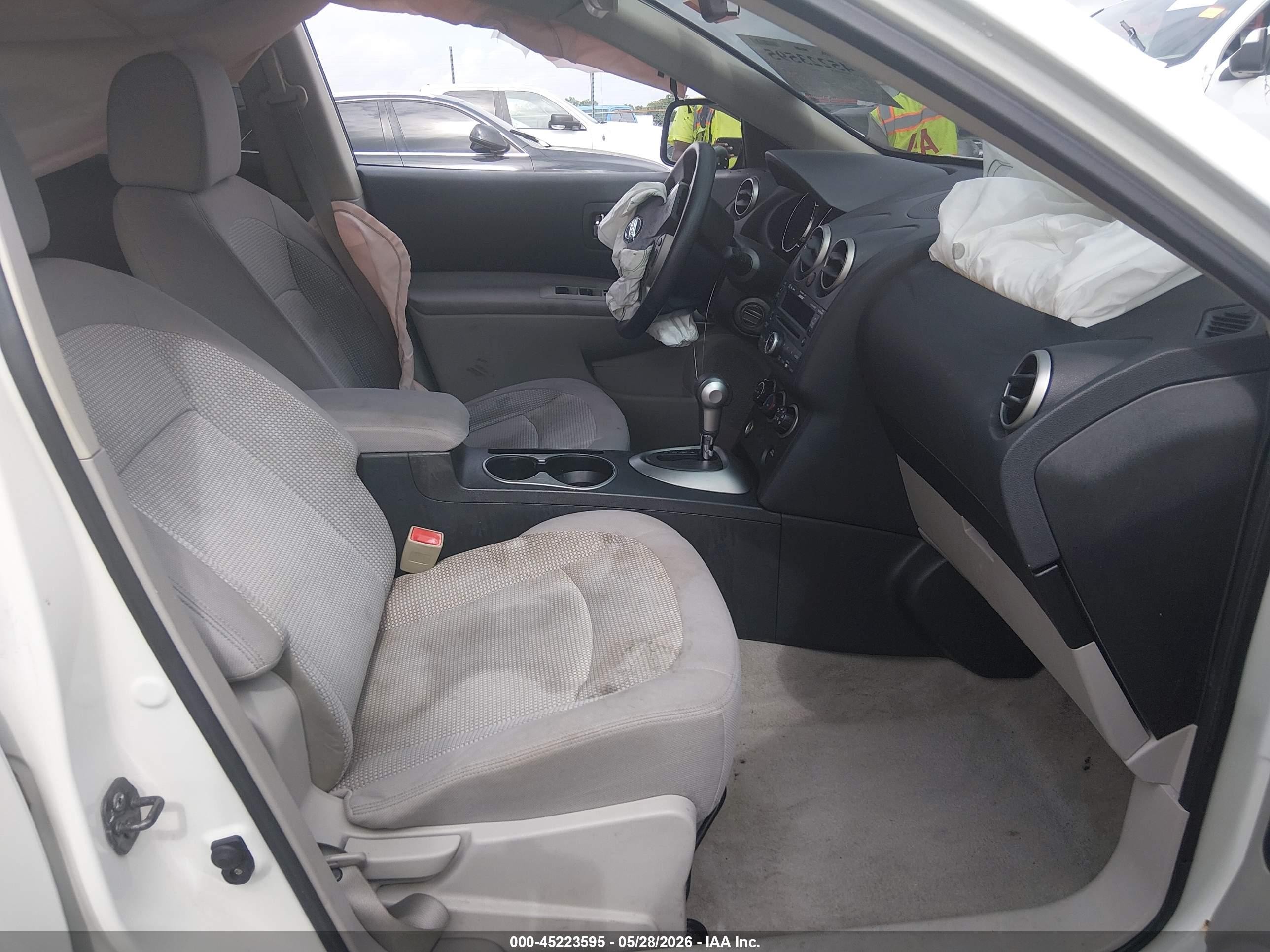 2010 Nissan Rogue Sl White vin: JN8AS5MT1AW010801