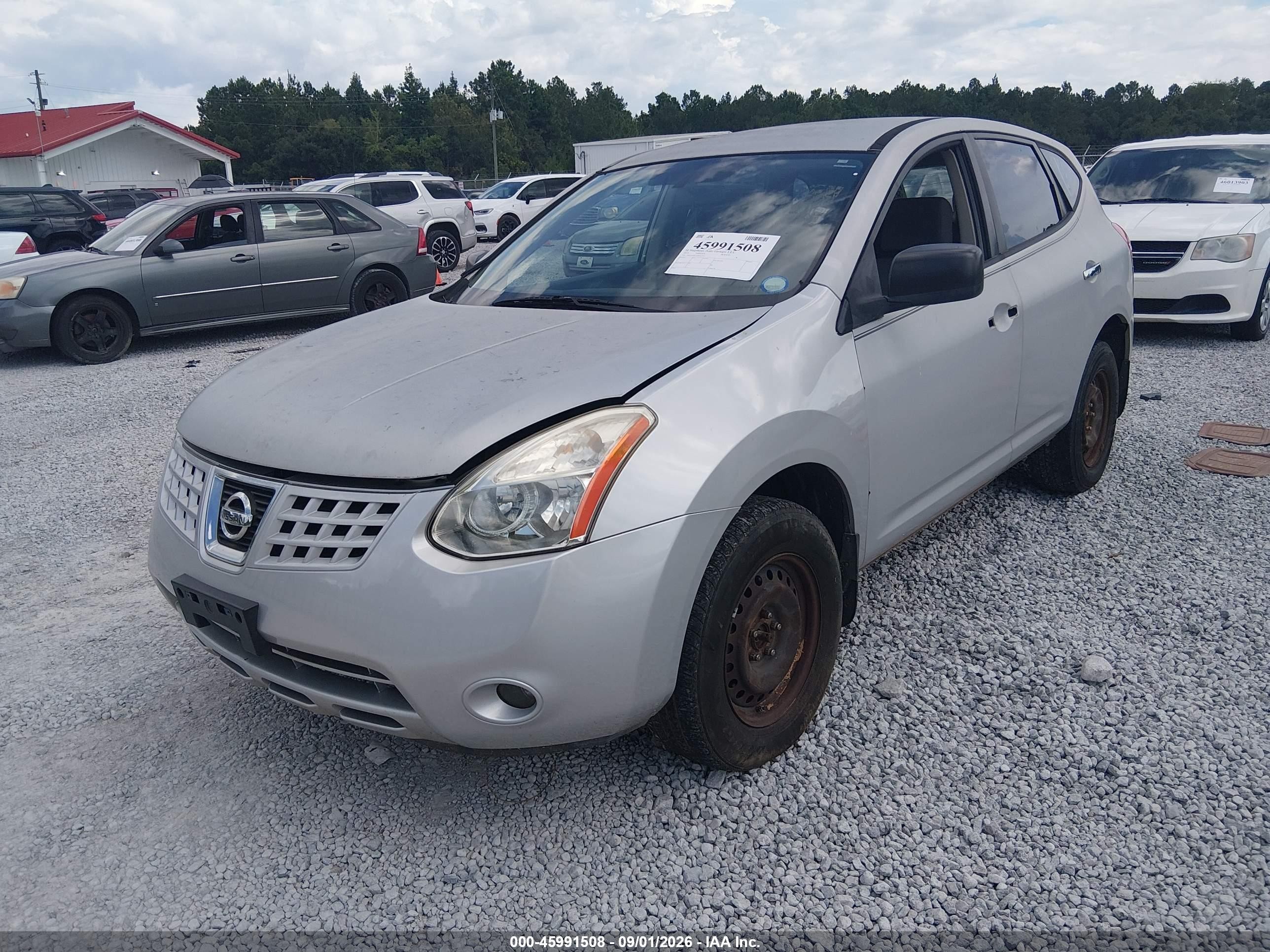 2010 Nissan Rogue S Silver vin: JN8AS5MT1AW022222
