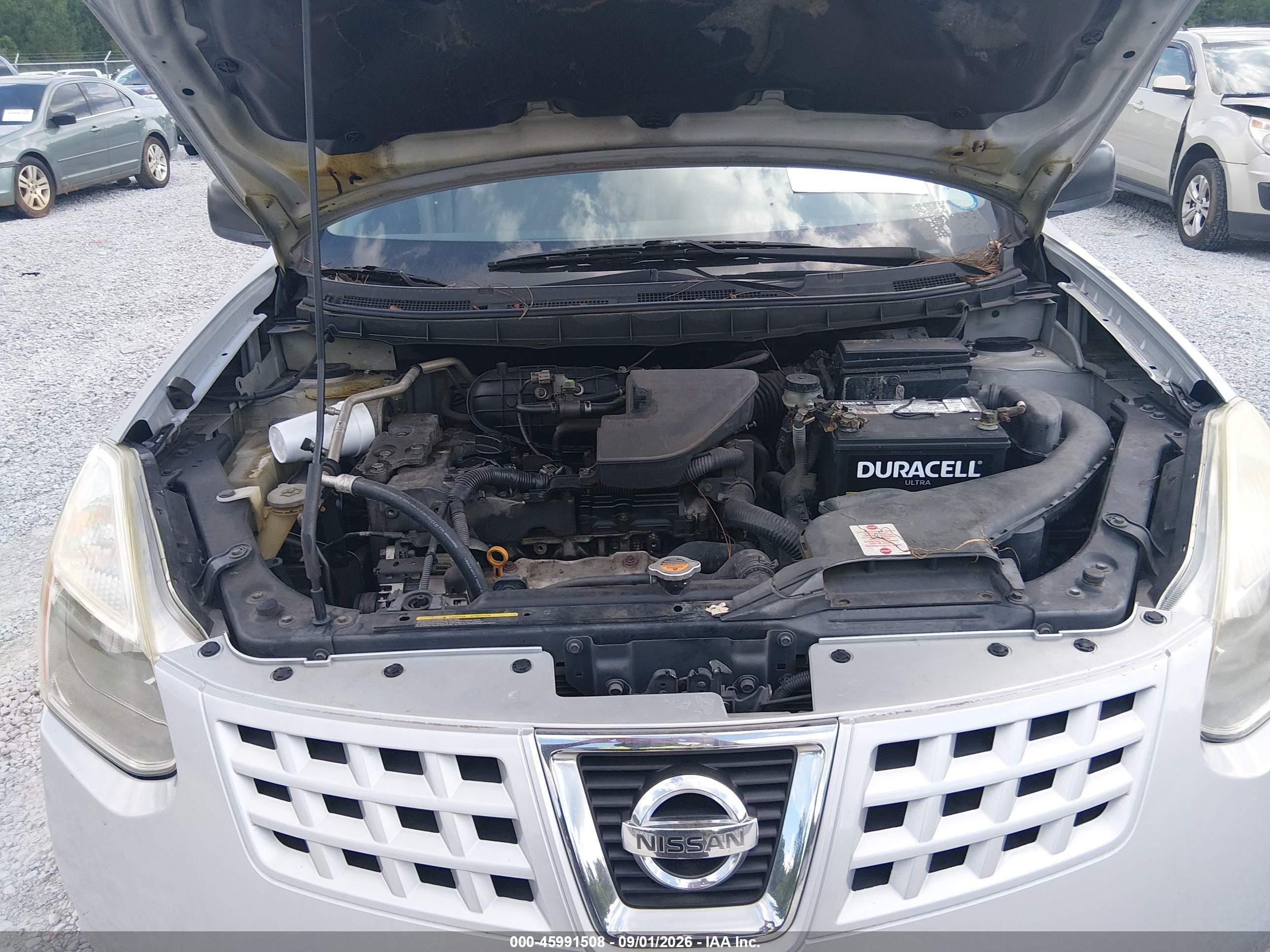 2010 Nissan Rogue S Silver vin: JN8AS5MT1AW022222