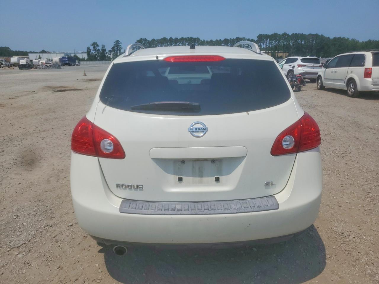 2010 Nissan Rogue Sl White vin: JN8AS5MT1AW028201