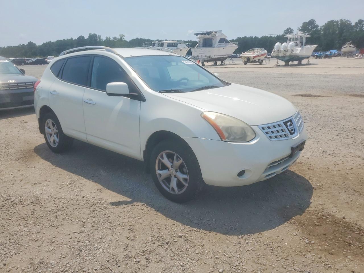 2010 Nissan Rogue Sl White vin: JN8AS5MT1AW028201
