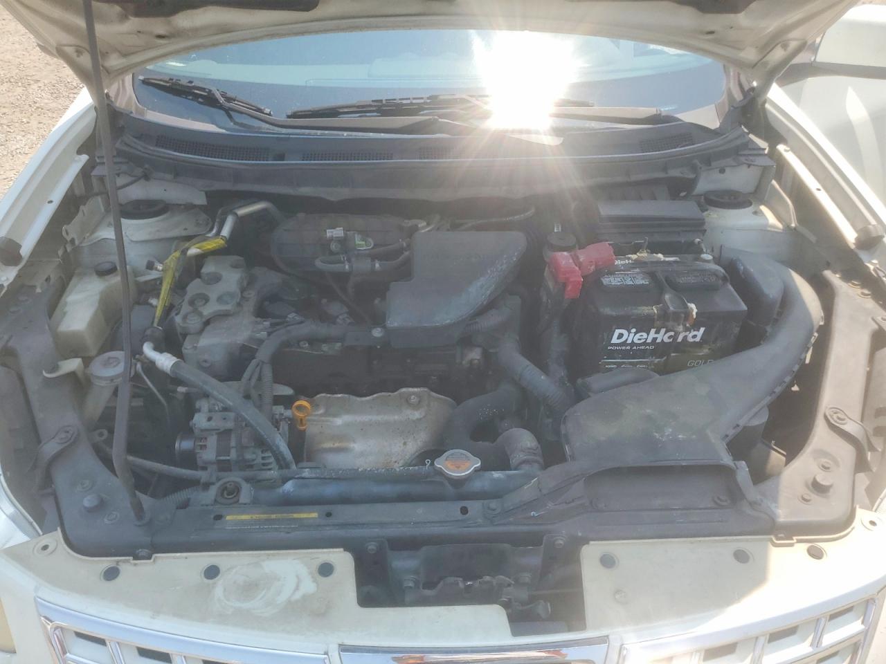 2010 Nissan Rogue Sl White vin: JN8AS5MT1AW028201