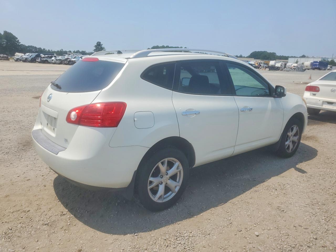 2010 Nissan Rogue Sl White vin: JN8AS5MT1AW028201