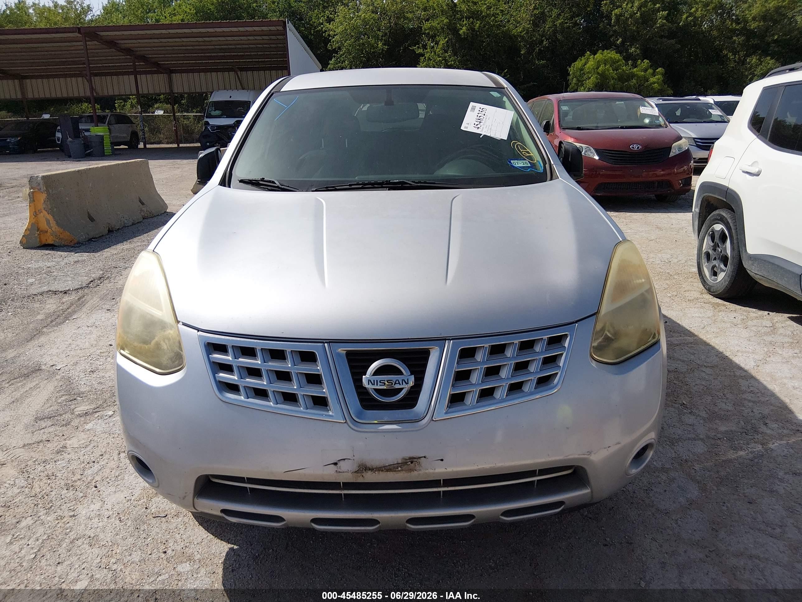 2010 Nissan Rogue S Silver vin: JN8AS5MT1AW504978