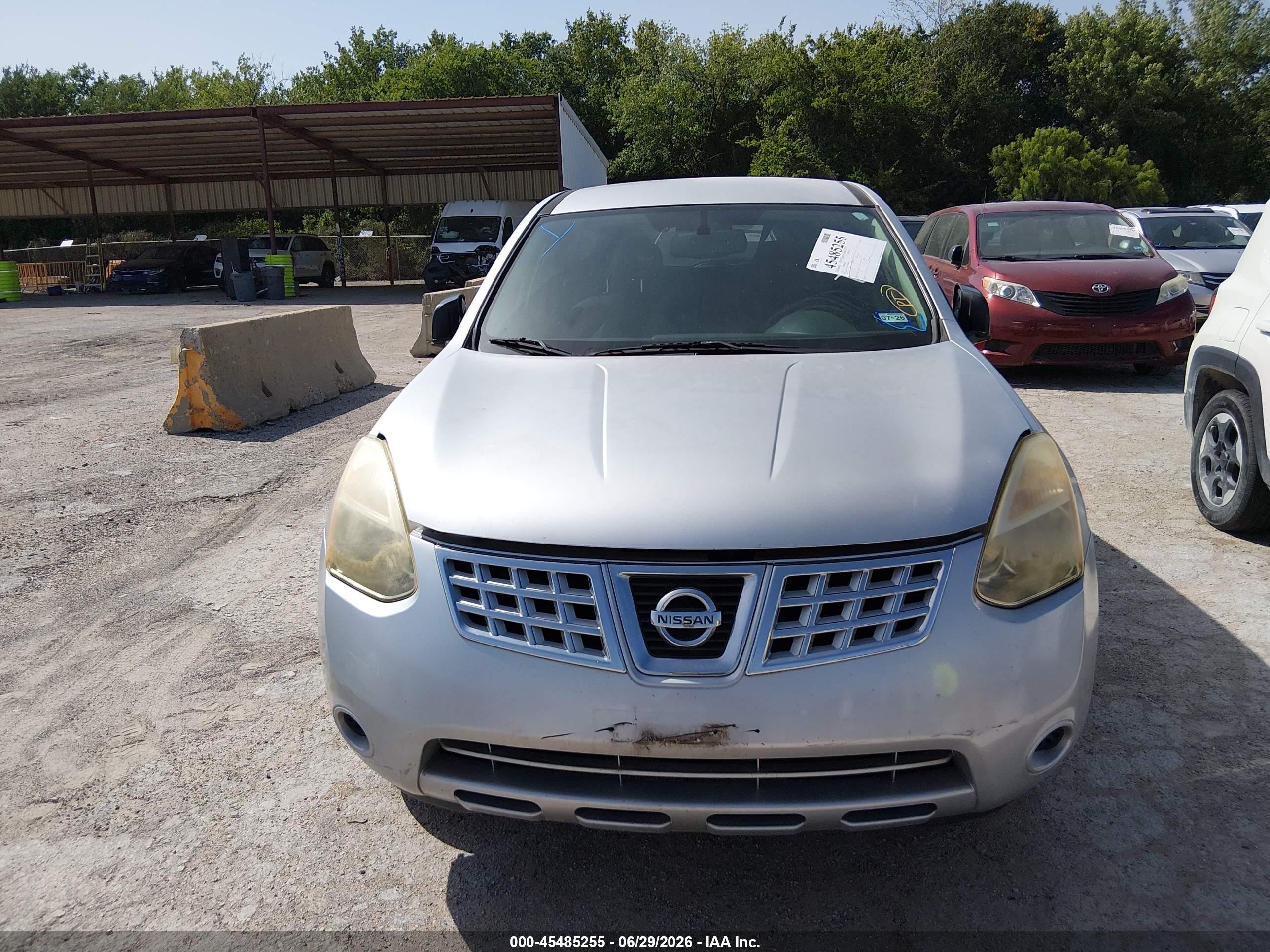 2010 Nissan Rogue S Silver vin: JN8AS5MT1AW504978