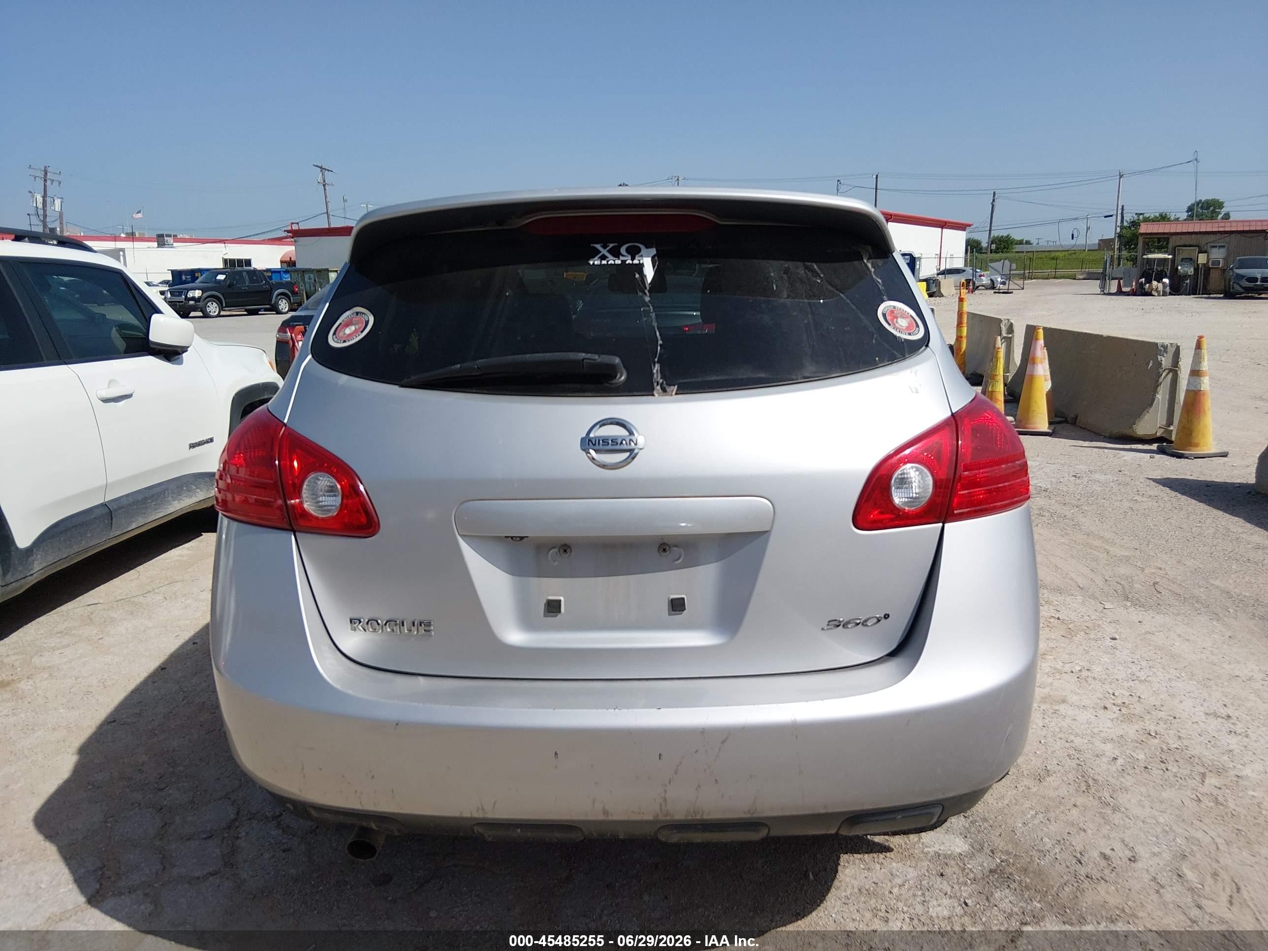 2010 Nissan Rogue S Silver vin: JN8AS5MT1AW504978