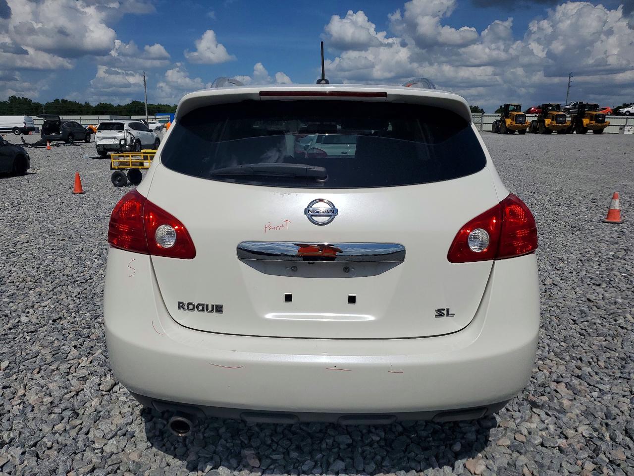 2011 Nissan Rogue S Белый vin: JN8AS5MT1BW154219