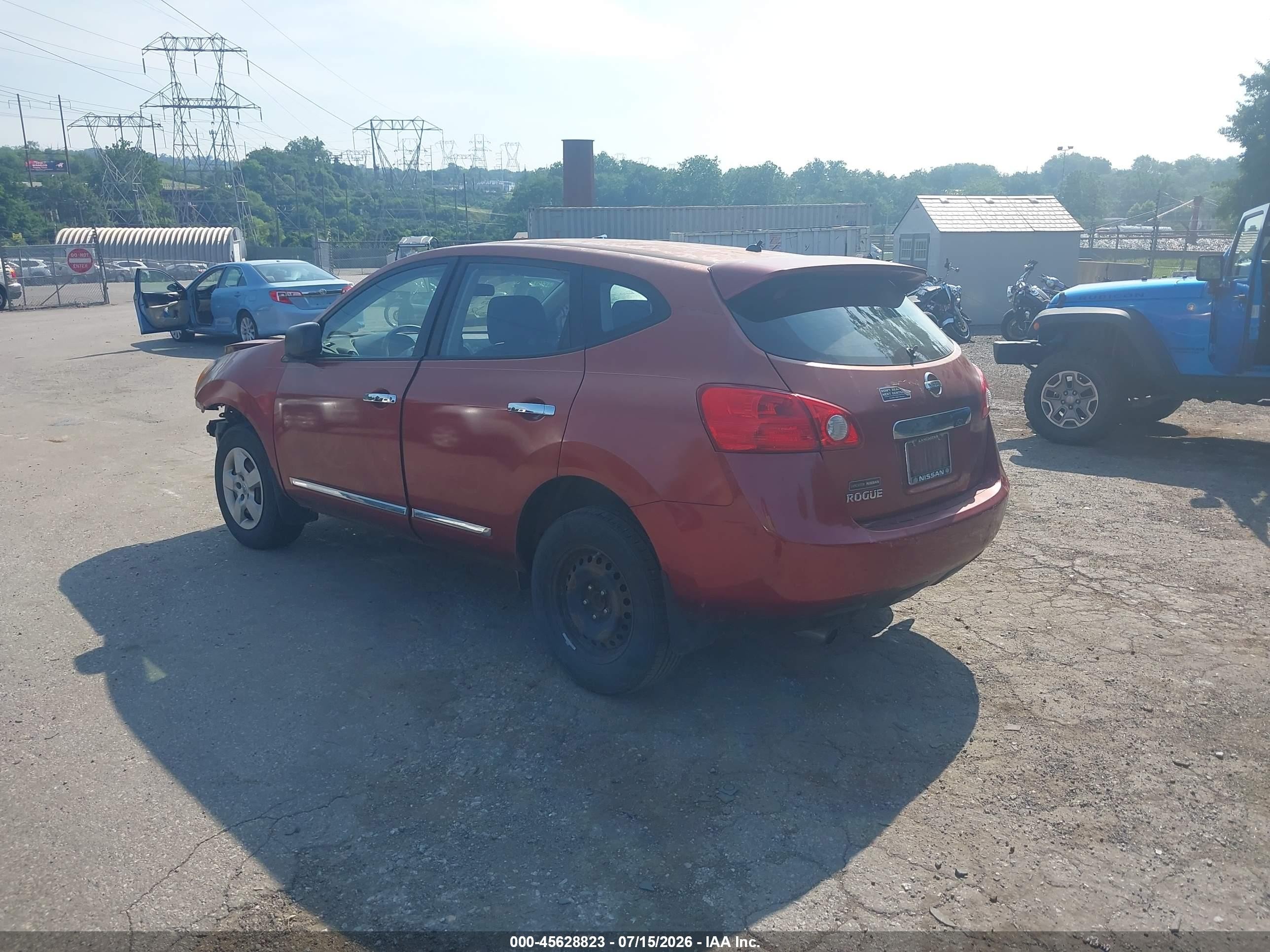 2011 Nissan Rogue S Maroon vin: JN8AS5MT1BW159209