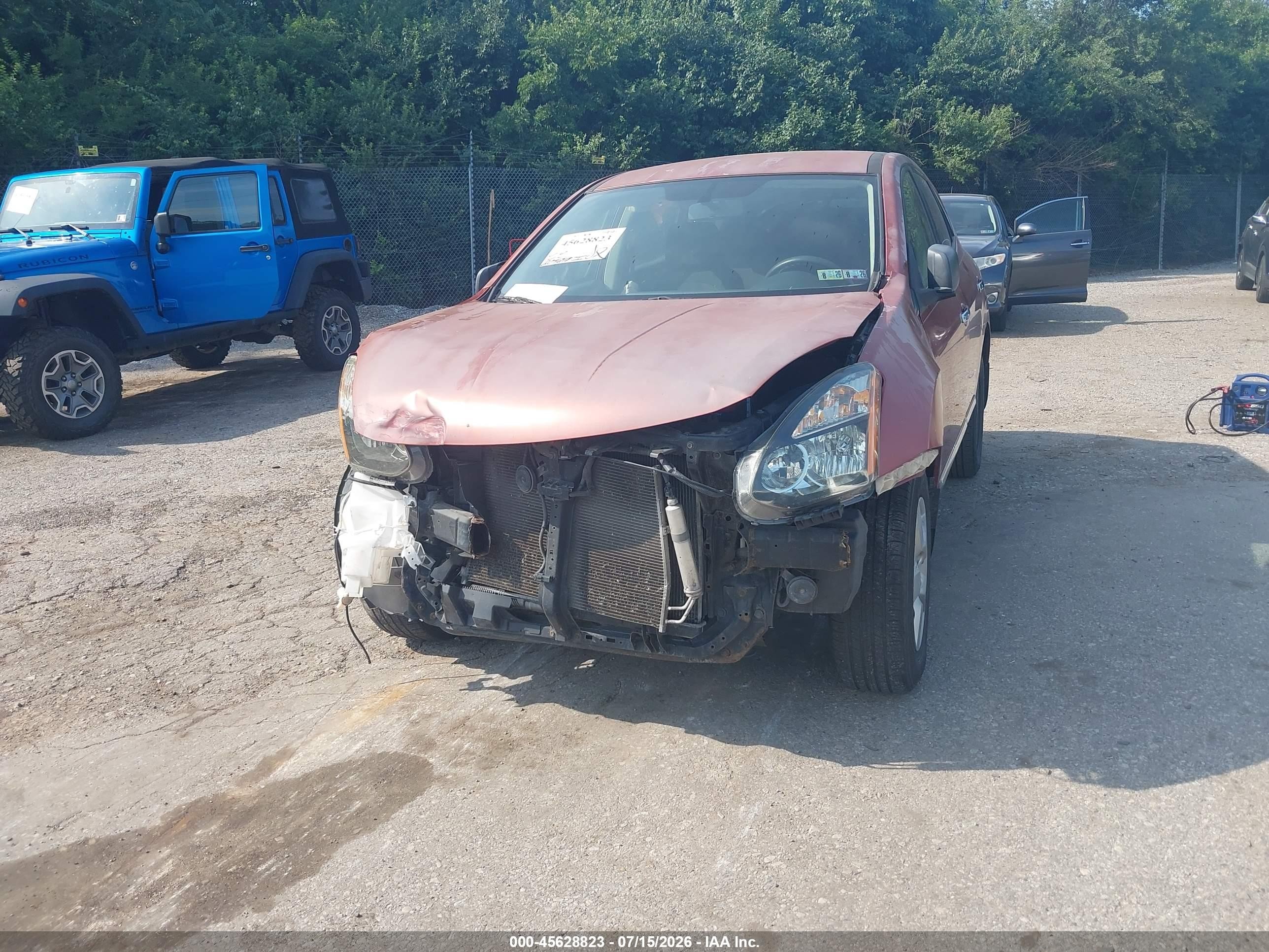 2011 Nissan Rogue S Maroon vin: JN8AS5MT1BW159209