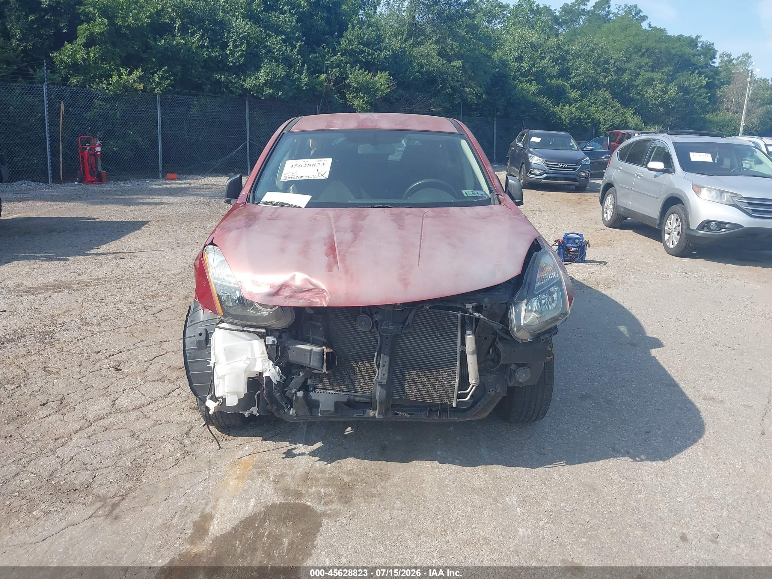 2011 Nissan Rogue S Maroon vin: JN8AS5MT1BW159209