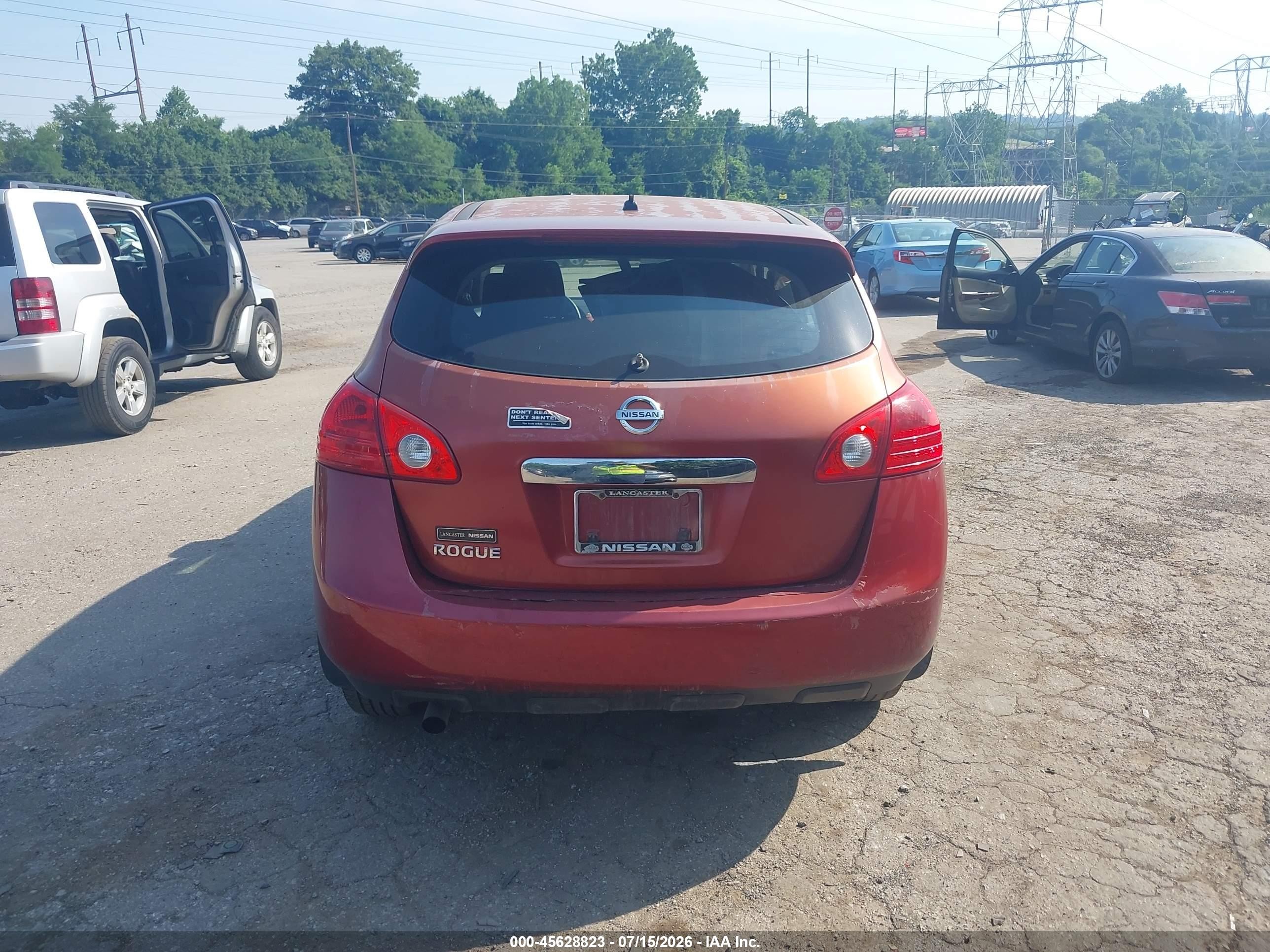 2011 Nissan Rogue S Maroon vin: JN8AS5MT1BW159209