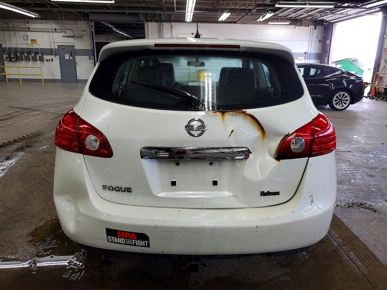 2011 Nissan Rogue S White vin: JN8AS5MT1BW163969