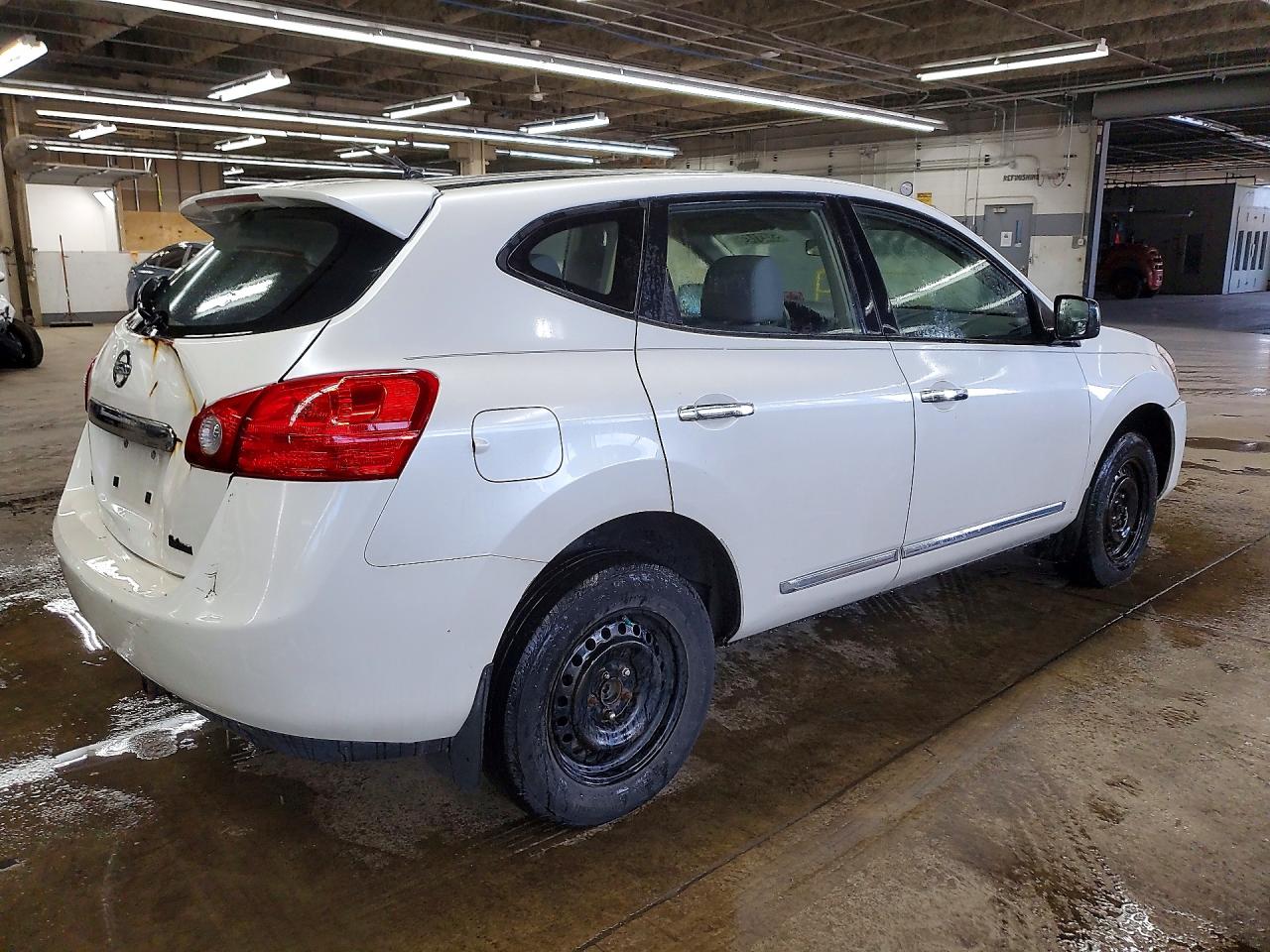 2011 Nissan Rogue S White vin: JN8AS5MT1BW163969
