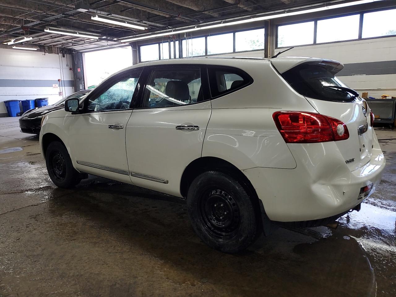 2011 Nissan Rogue S White vin: JN8AS5MT1BW163969 Damage: Left Qtr Panel, Heavy Scratch, 1 To 2 Inches