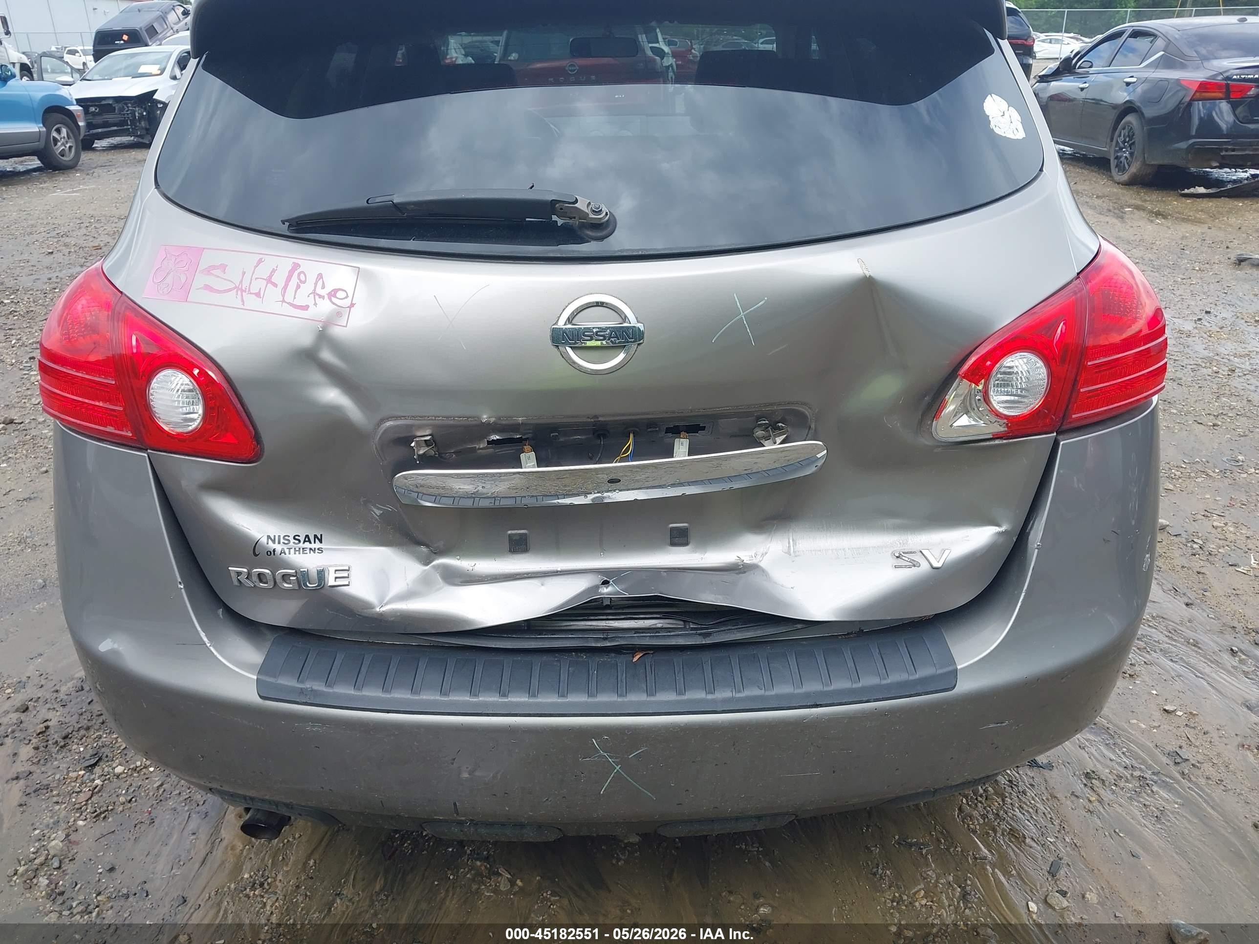 2011 Nissan Rogue Sv Gray vin: JN8AS5MT1BW183025