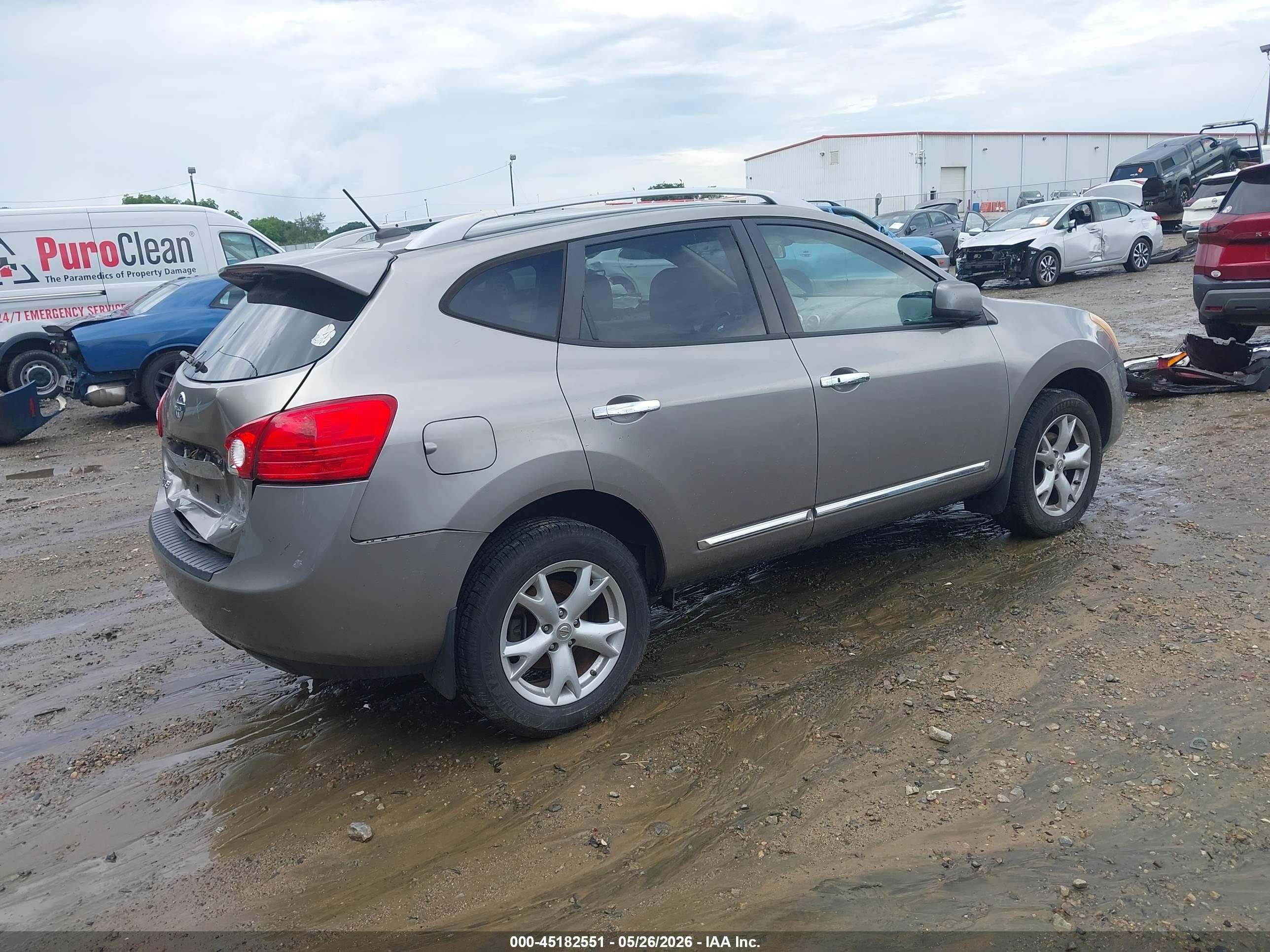 2011 Nissan Rogue Sv Gray vin: JN8AS5MT1BW183025