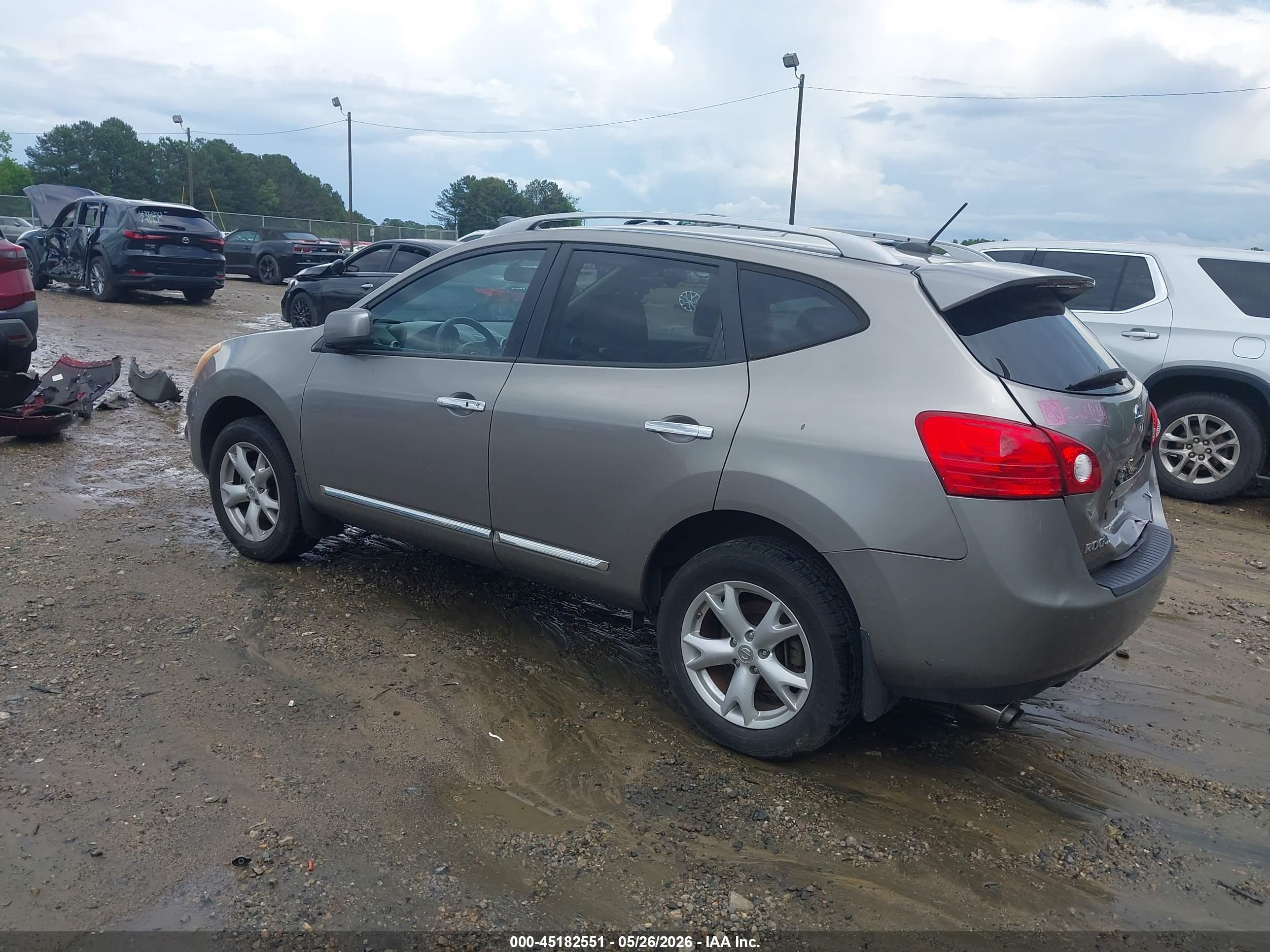 2011 Nissan Rogue Sv Gray vin: JN8AS5MT1BW183025