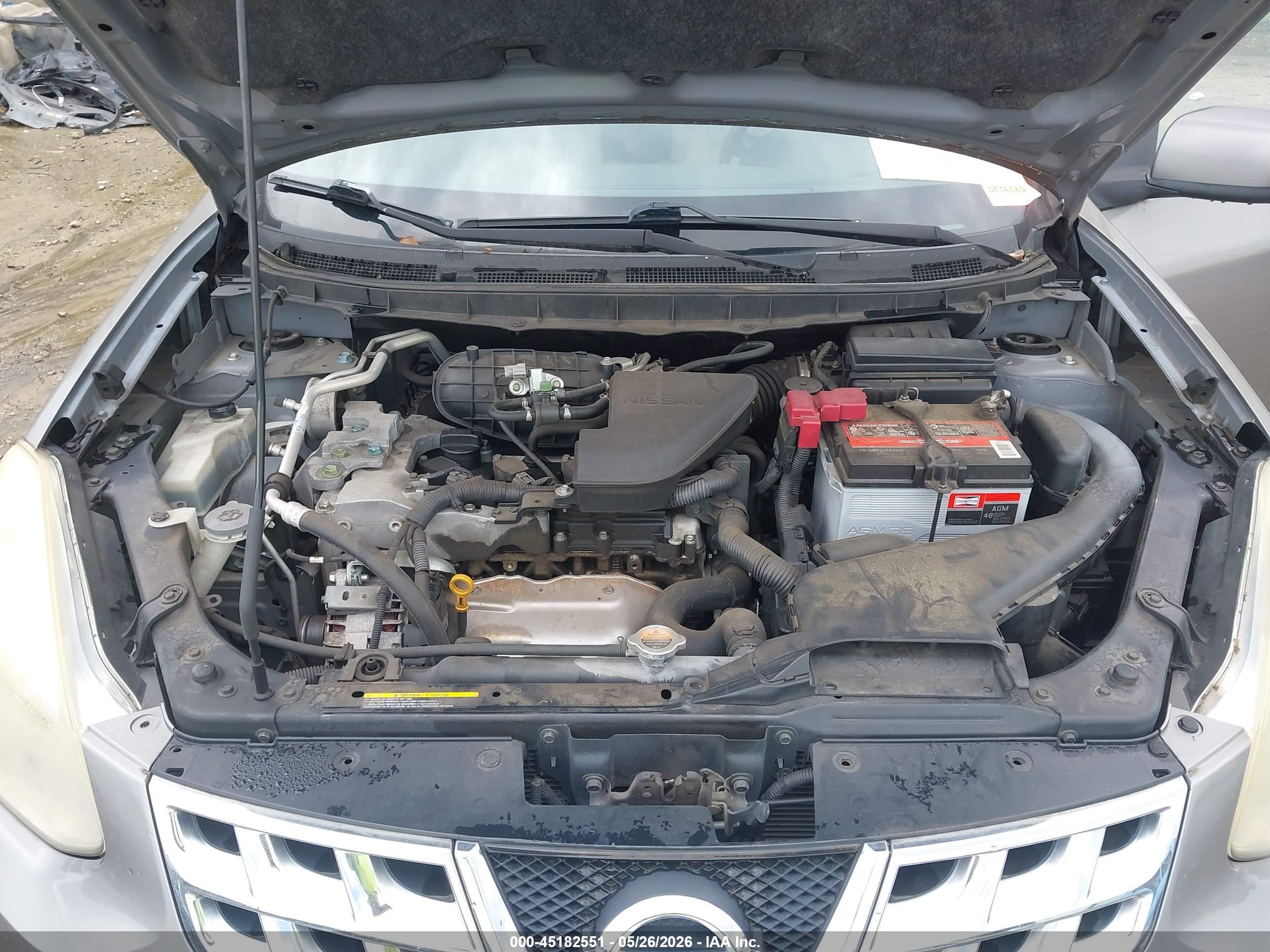 2011 Nissan Rogue Sv Gray vin: JN8AS5MT1BW183025