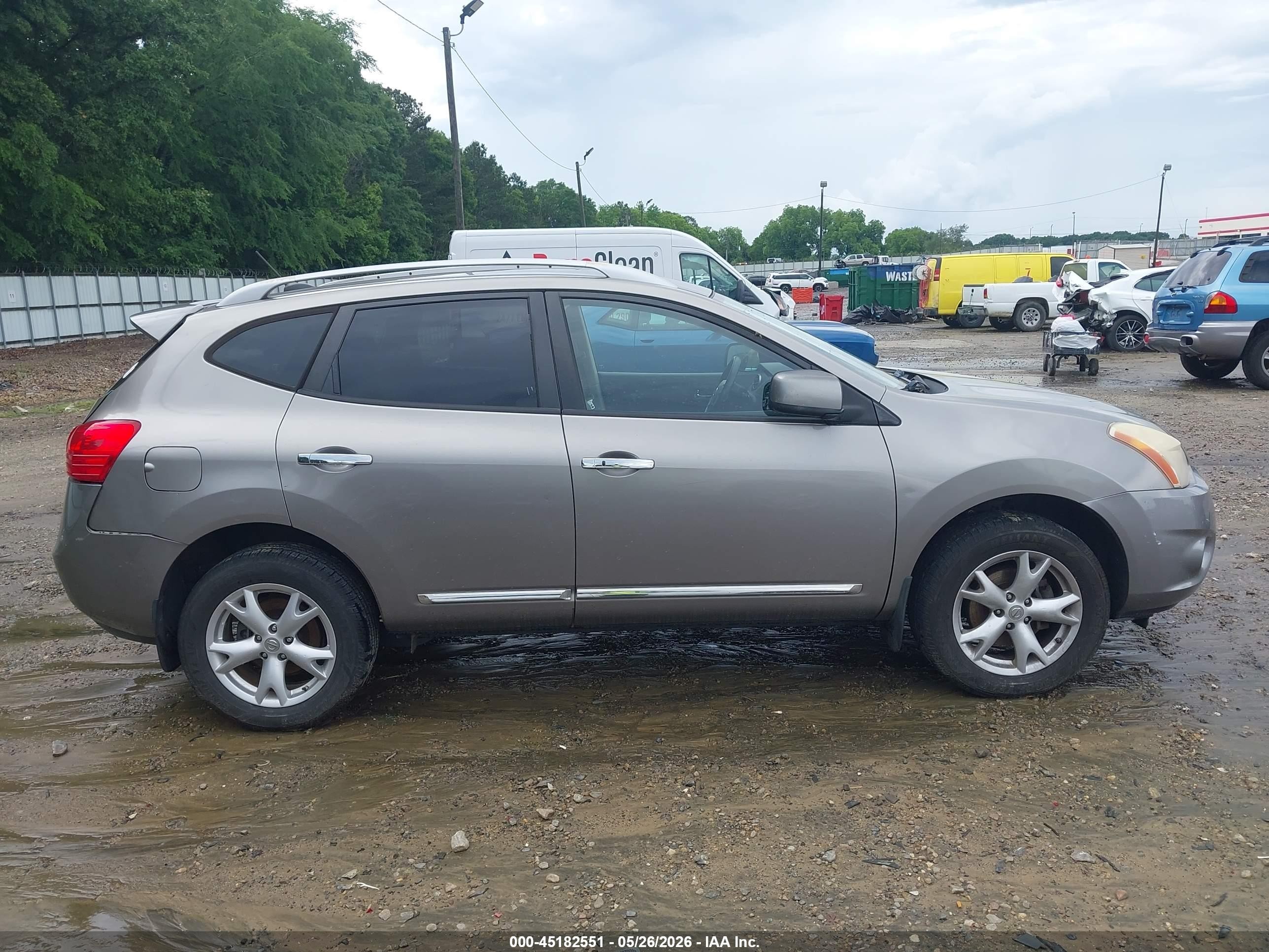 2011 Nissan Rogue Sv Gray vin: JN8AS5MT1BW183025