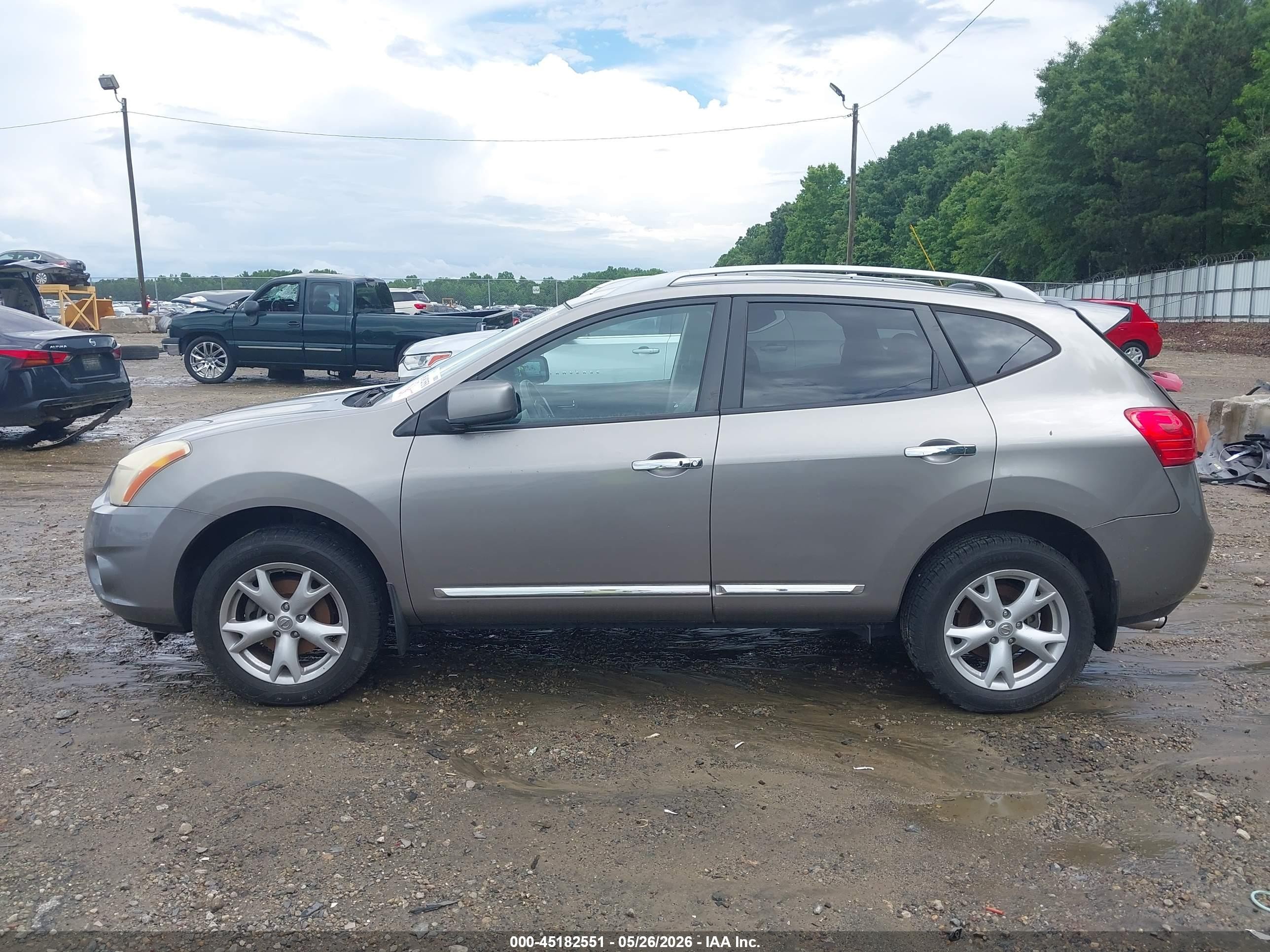 2011 Nissan Rogue Sv Gray vin: JN8AS5MT1BW183025