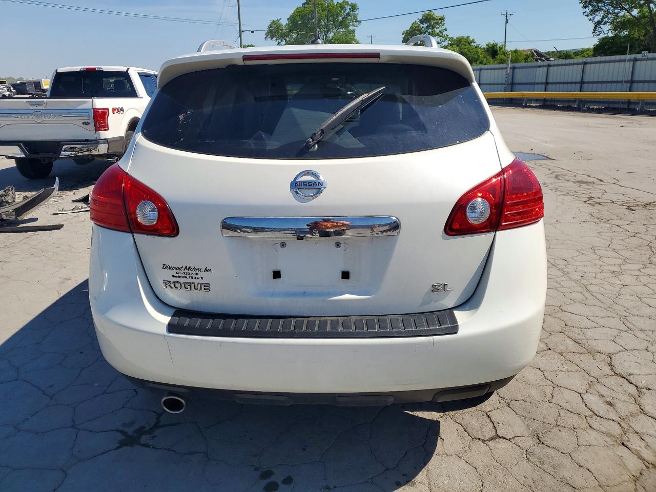 2011 Nissan Rogue S White vin: JN8AS5MT1BW189522