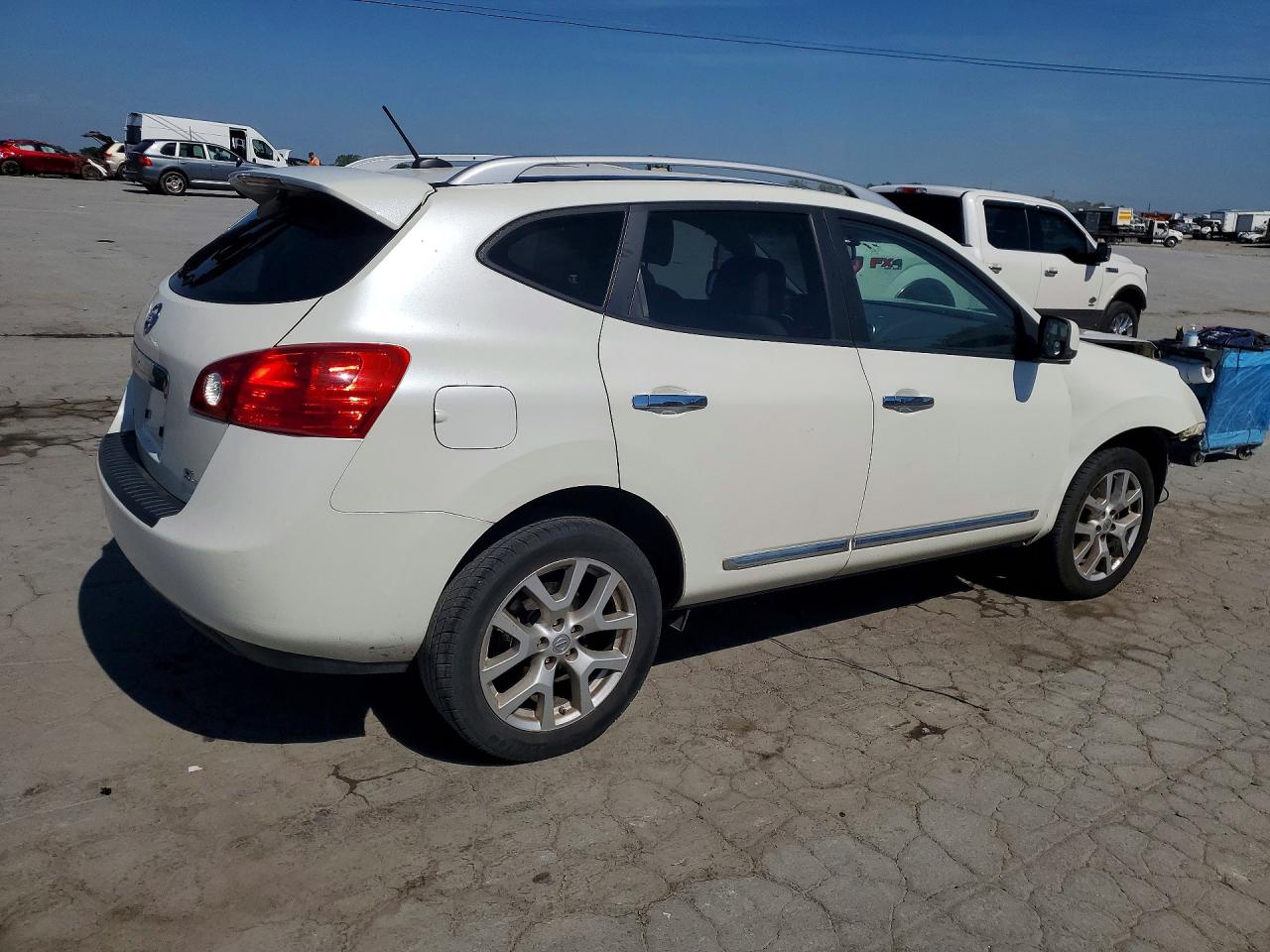 2011 Nissan Rogue S White vin: JN8AS5MT1BW189522