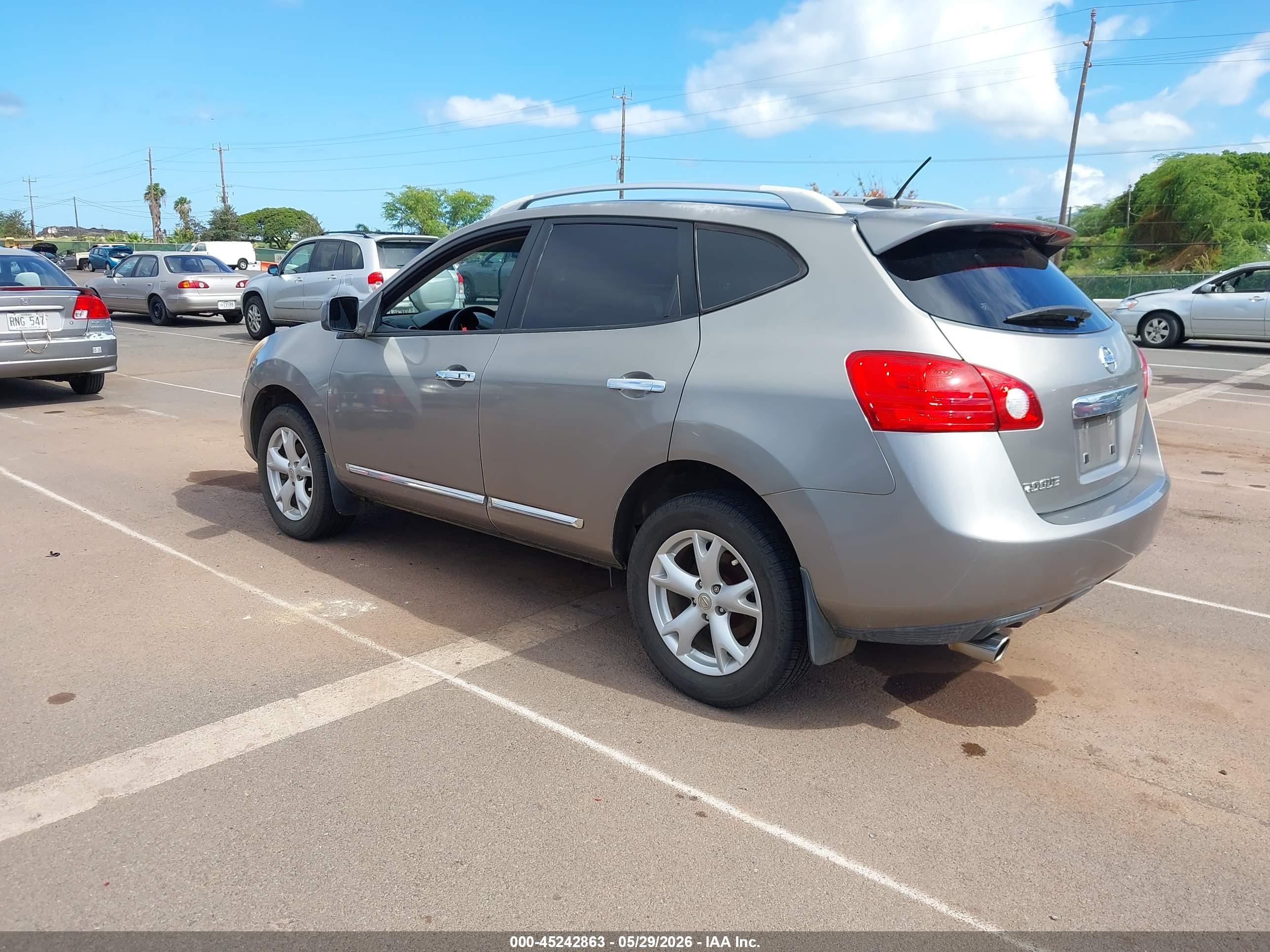 2011 Nissan Rogue Sv Gray vin: JN8AS5MT1BW569055