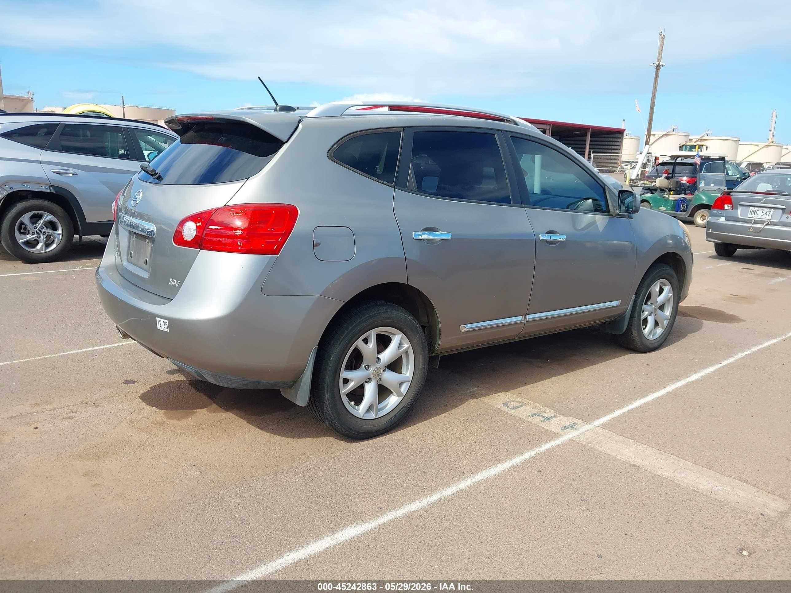 2011 Nissan Rogue Sv Gray vin: JN8AS5MT1BW569055