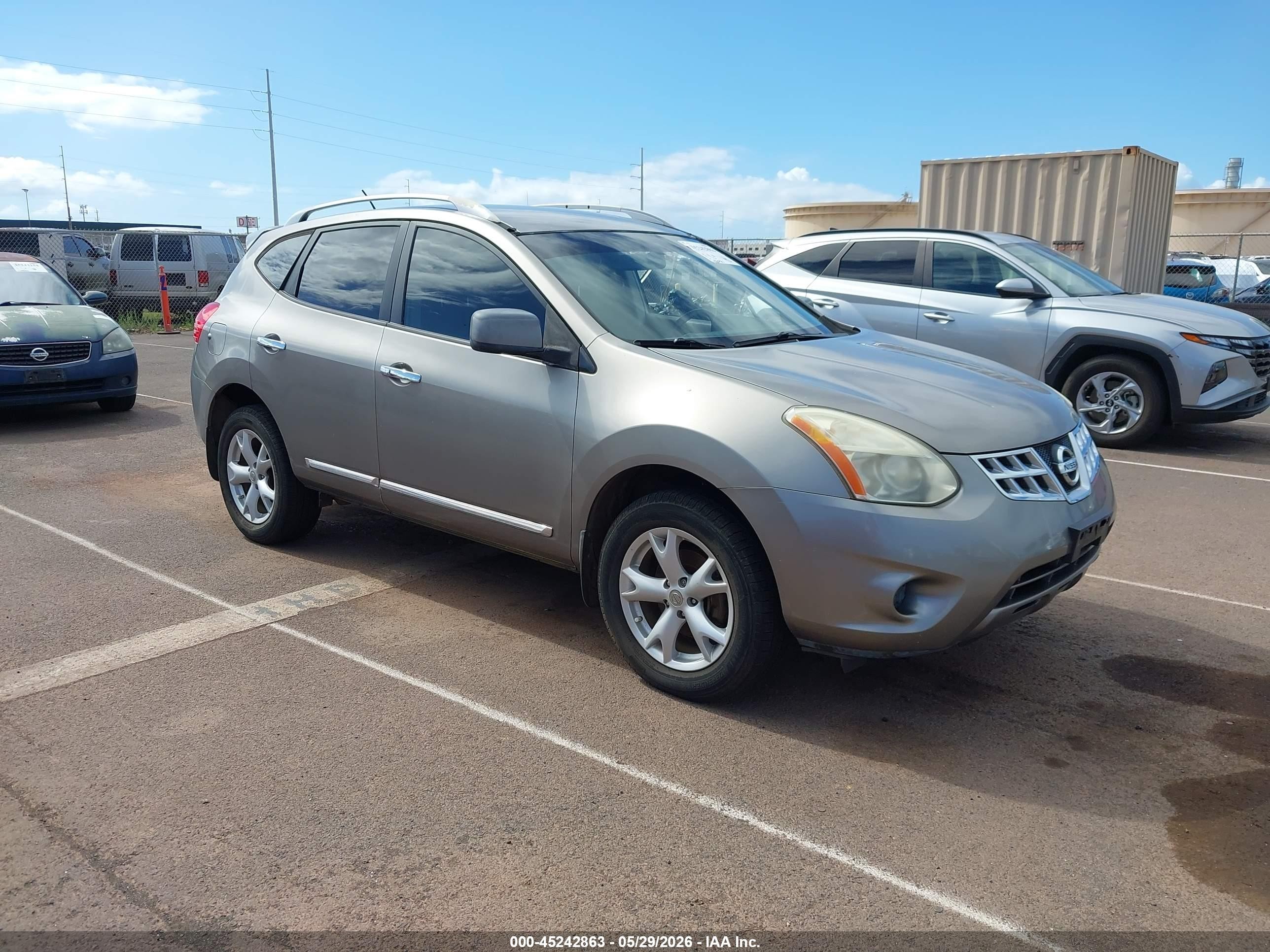 2011 Nissan Rogue Sv Gray vin: JN8AS5MT1BW569055