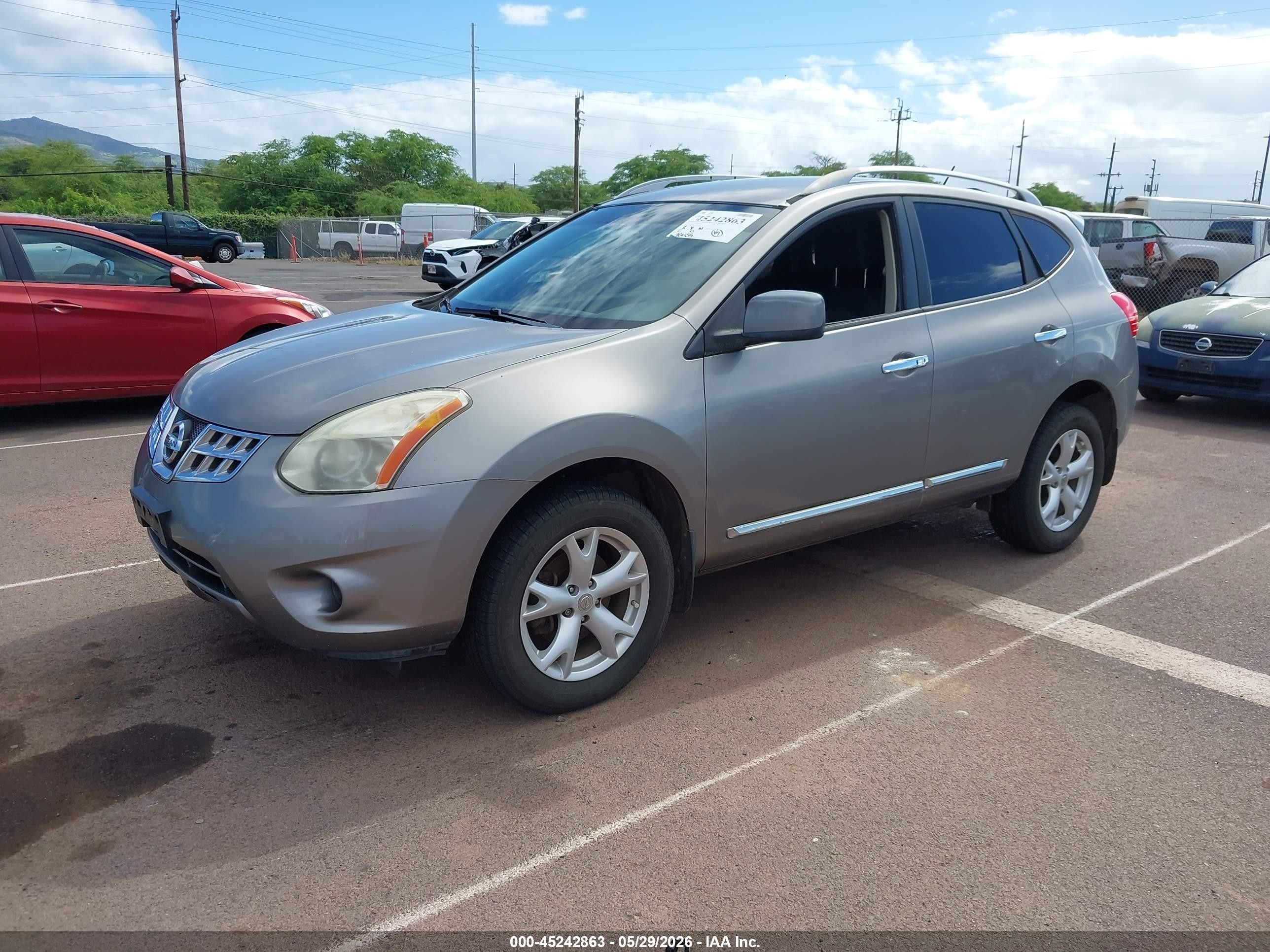2011 Nissan Rogue Sv Gray vin: JN8AS5MT1BW569055