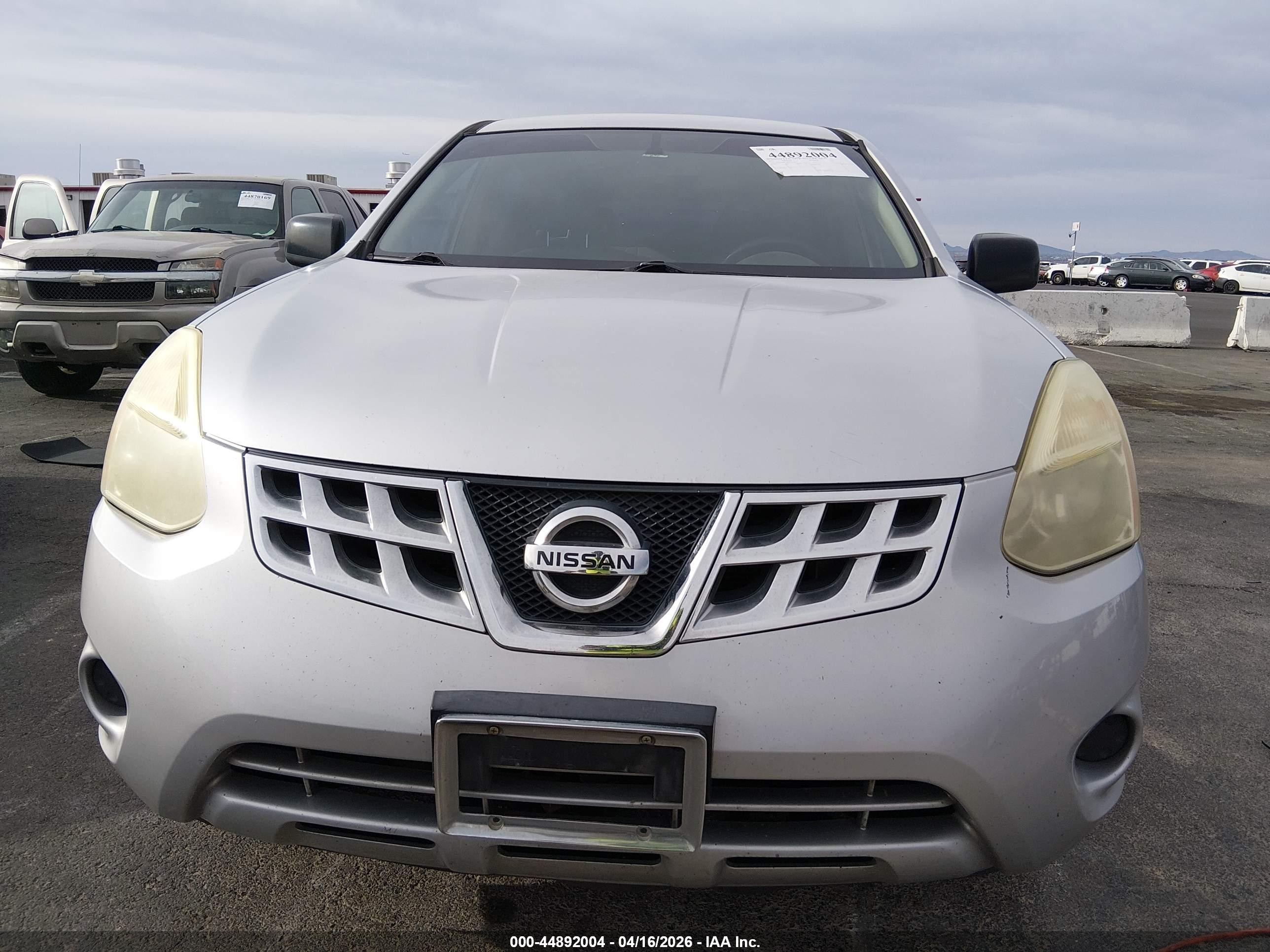 2011 Nissan Rogue S Silver vin: JN8AS5MT1BW571596