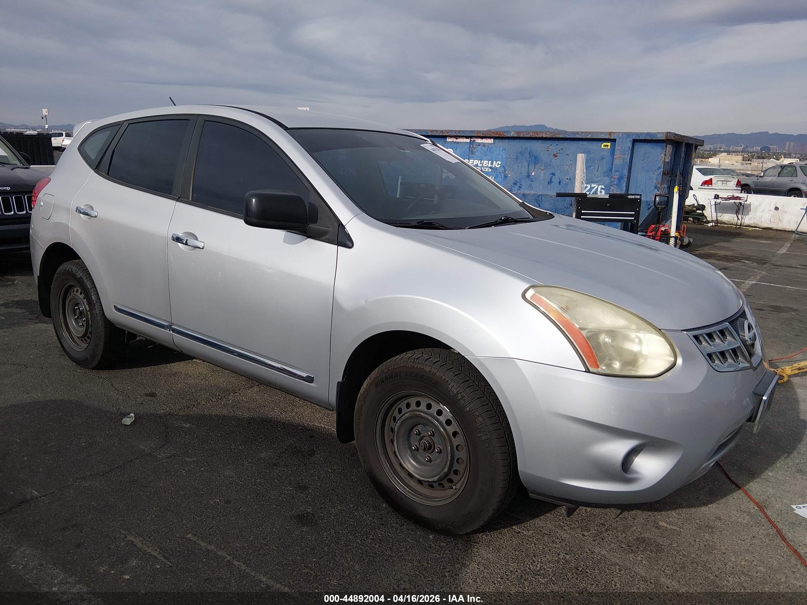 2011 Nissan Rogue S Silver vin: JN8AS5MT1BW571596