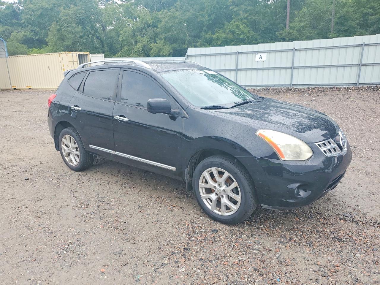 2012 Nissan Rogue S Black vin: JN8AS5MT1CW254564