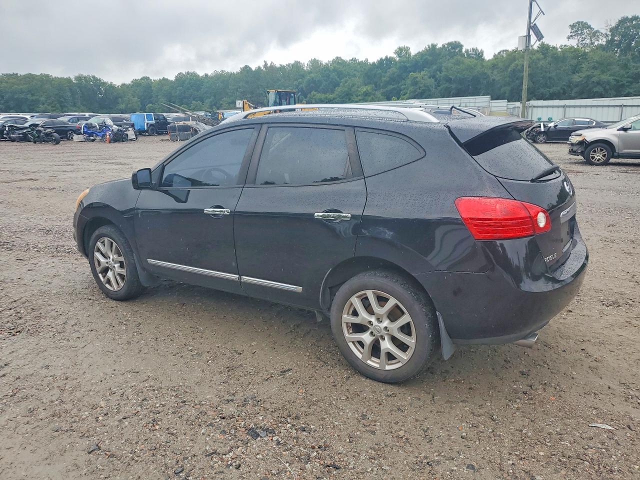 2012 Nissan Rogue S Black vin: JN8AS5MT1CW254564